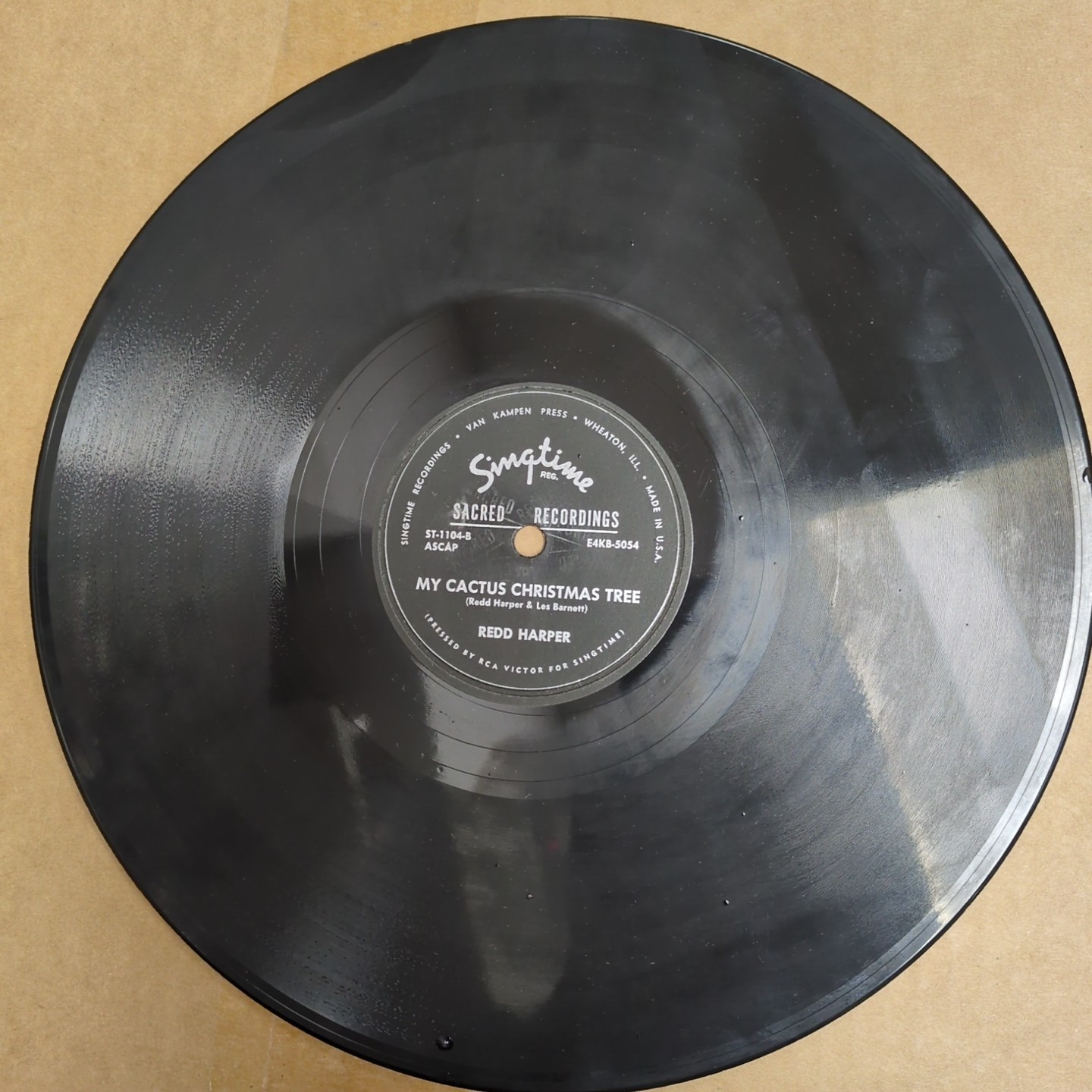 Redd Harper GOSPEL 78 Cactus Christmas Tree~Happy Birthday Gentle Saviour VG+++