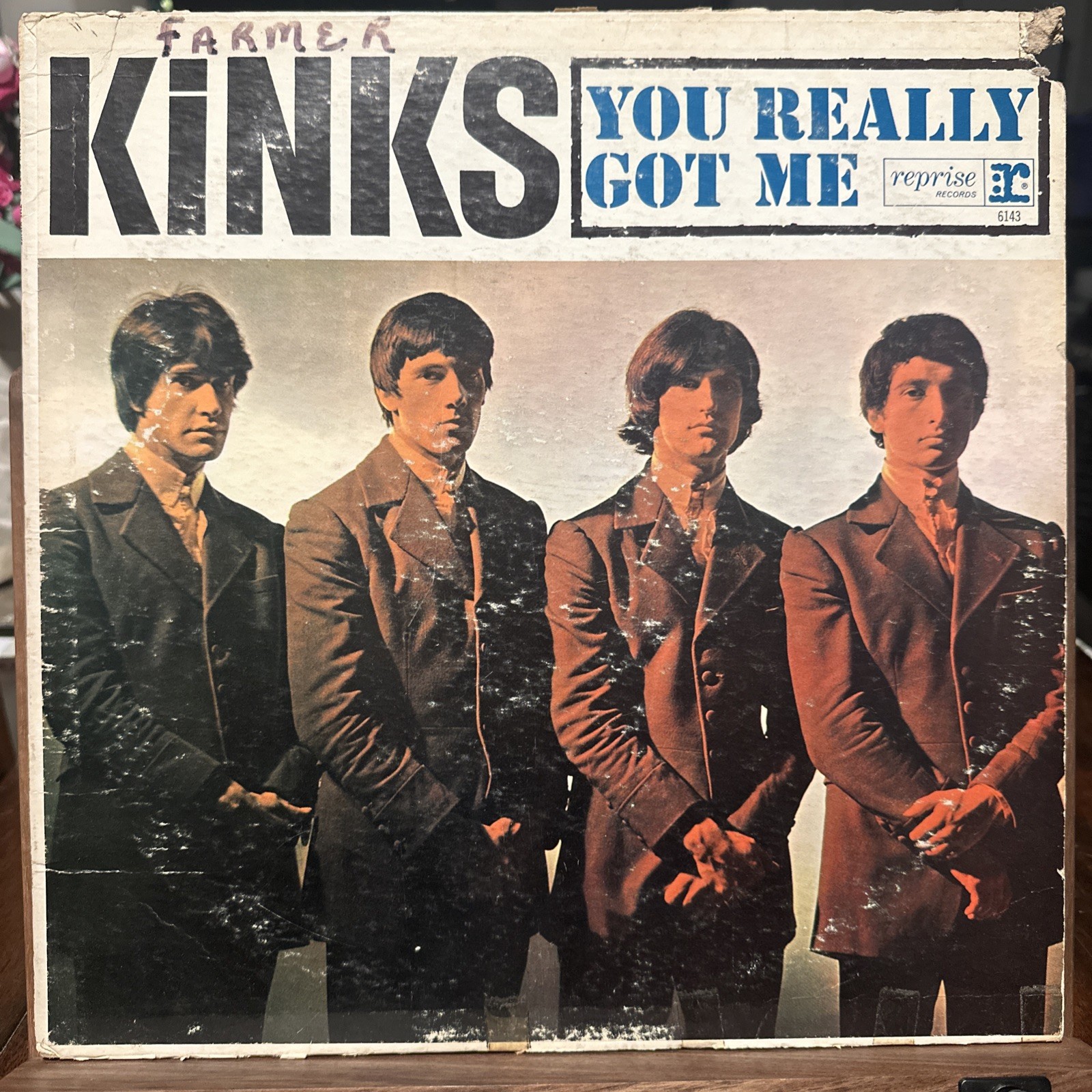 The Kinks – You Really Got Me (Original 1964 Mono Vinyl LP, Reprise R‑6143) G+