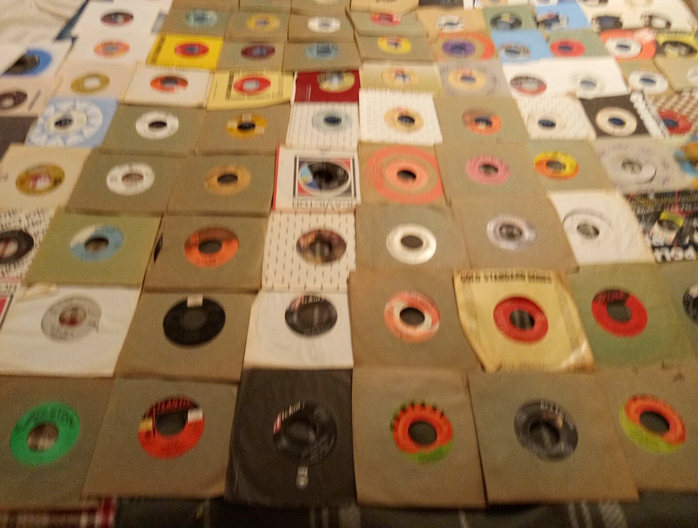 Lot of 108 45 Vinyl Records Assorted Artists Duplicates Mixed Batman,Mavrick