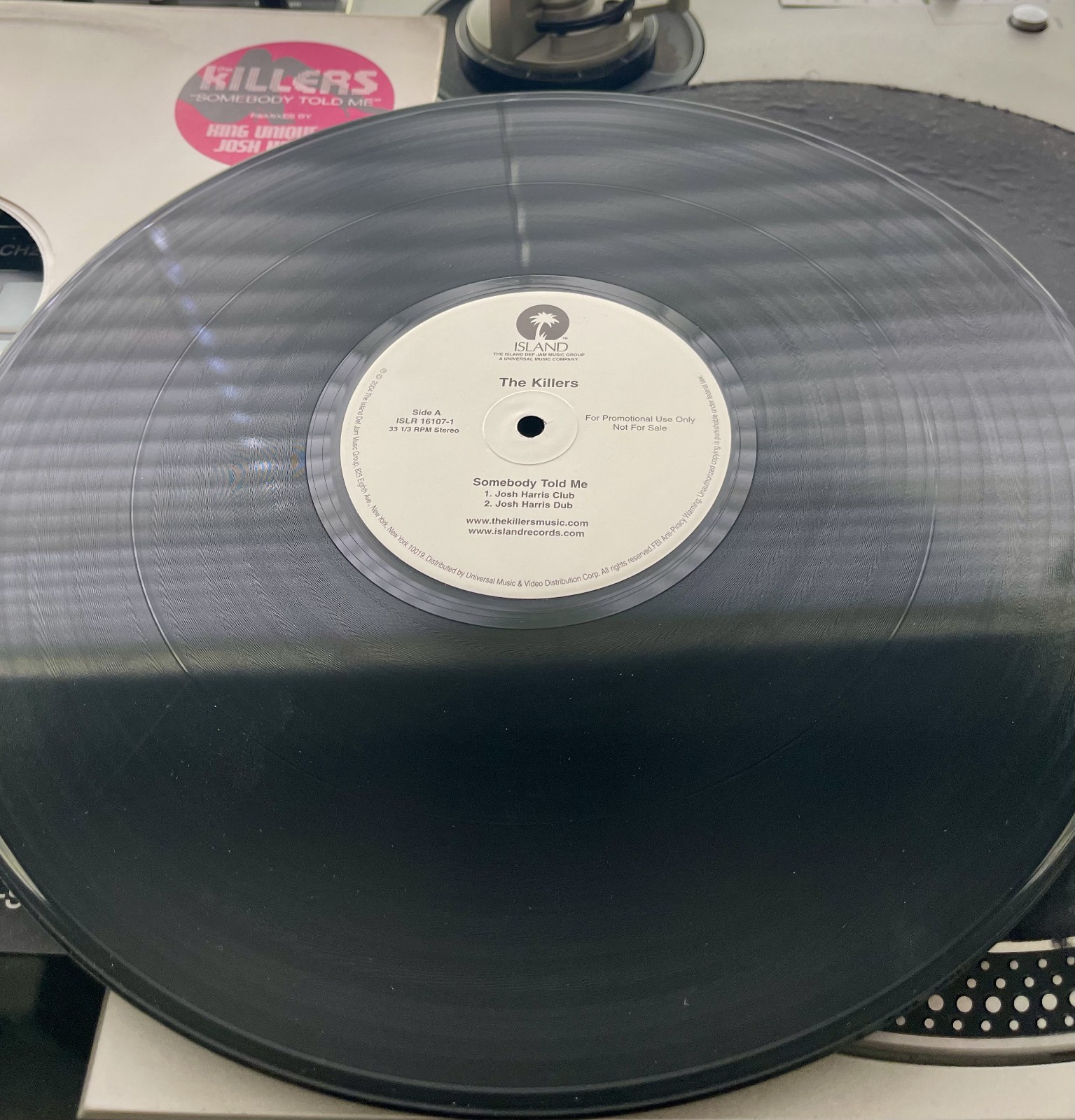 The Killers – Somebody Told Me OG 2004 Press 12″ PROMO In OG Cover VG+/VG