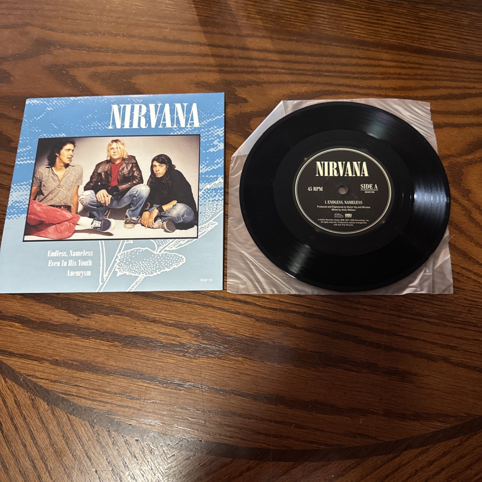 Nirvana Endless Nameless Aneurysm Even In His Youth 7in 45rpm Vinyl Never played