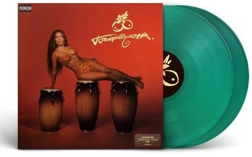 Karol G Tropicoqueta Vinyl LP Explicit Blue Colored Vinyl LIMITED RARE New