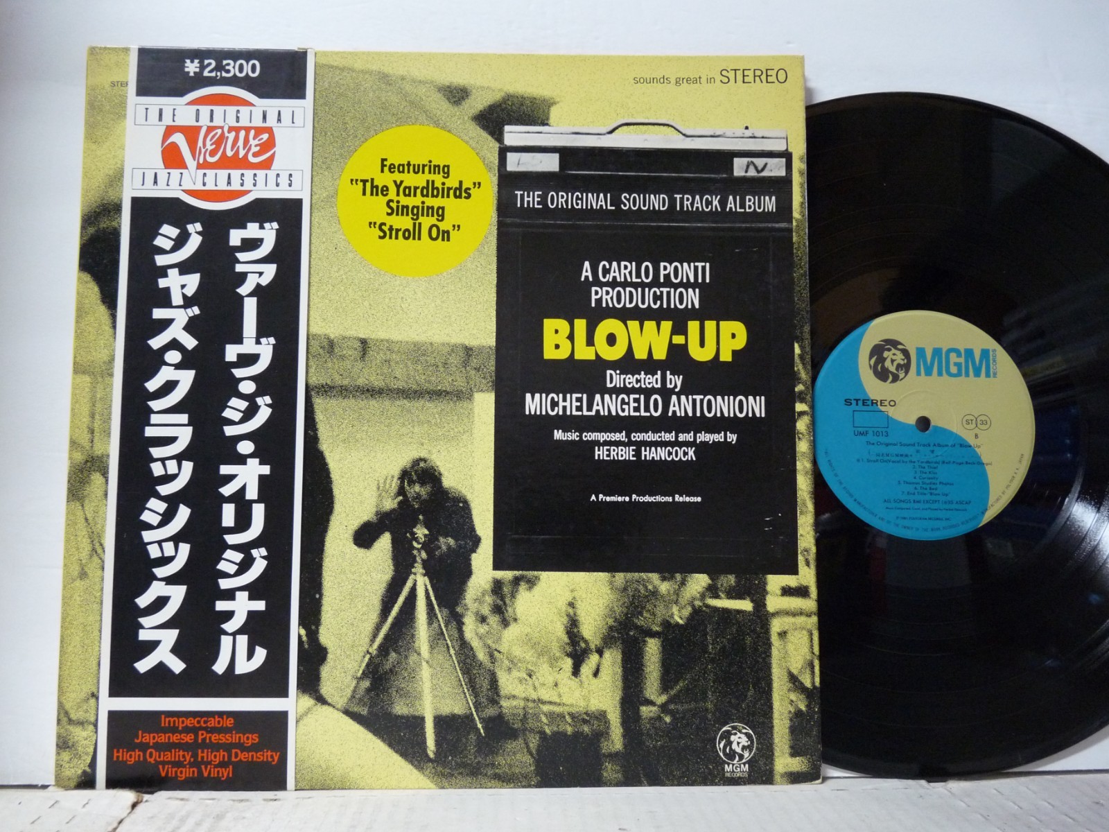 NM Herbie Hancock “Blow-Up” Original Sound Track LP FROM 1981 JAPAN PRESS I