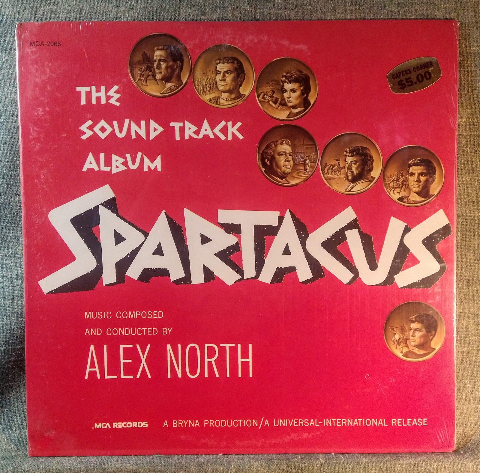SPARTACUS SOUNDTRACK Vinyl LP 1960 NEW Sealed! Alex North Record Album KUBRICK M