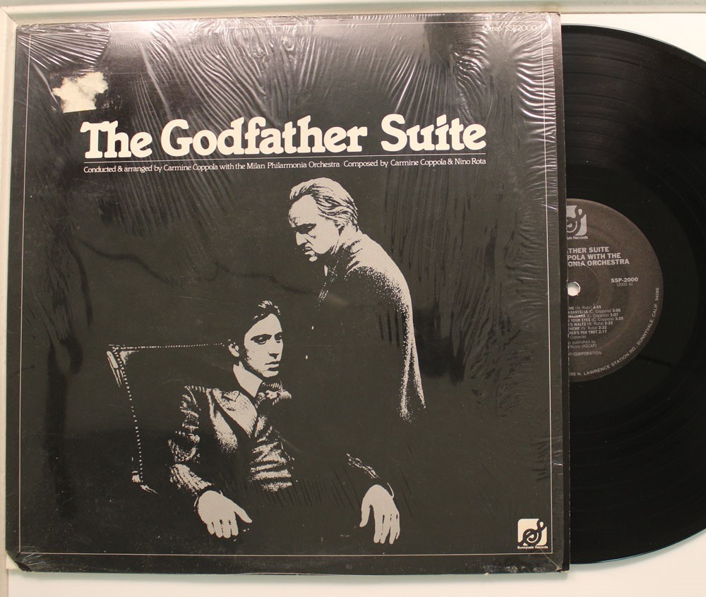 Carmine Coppola, Milan Philharmonia Orchestra Lp The Godfather Suite (in shrink!
