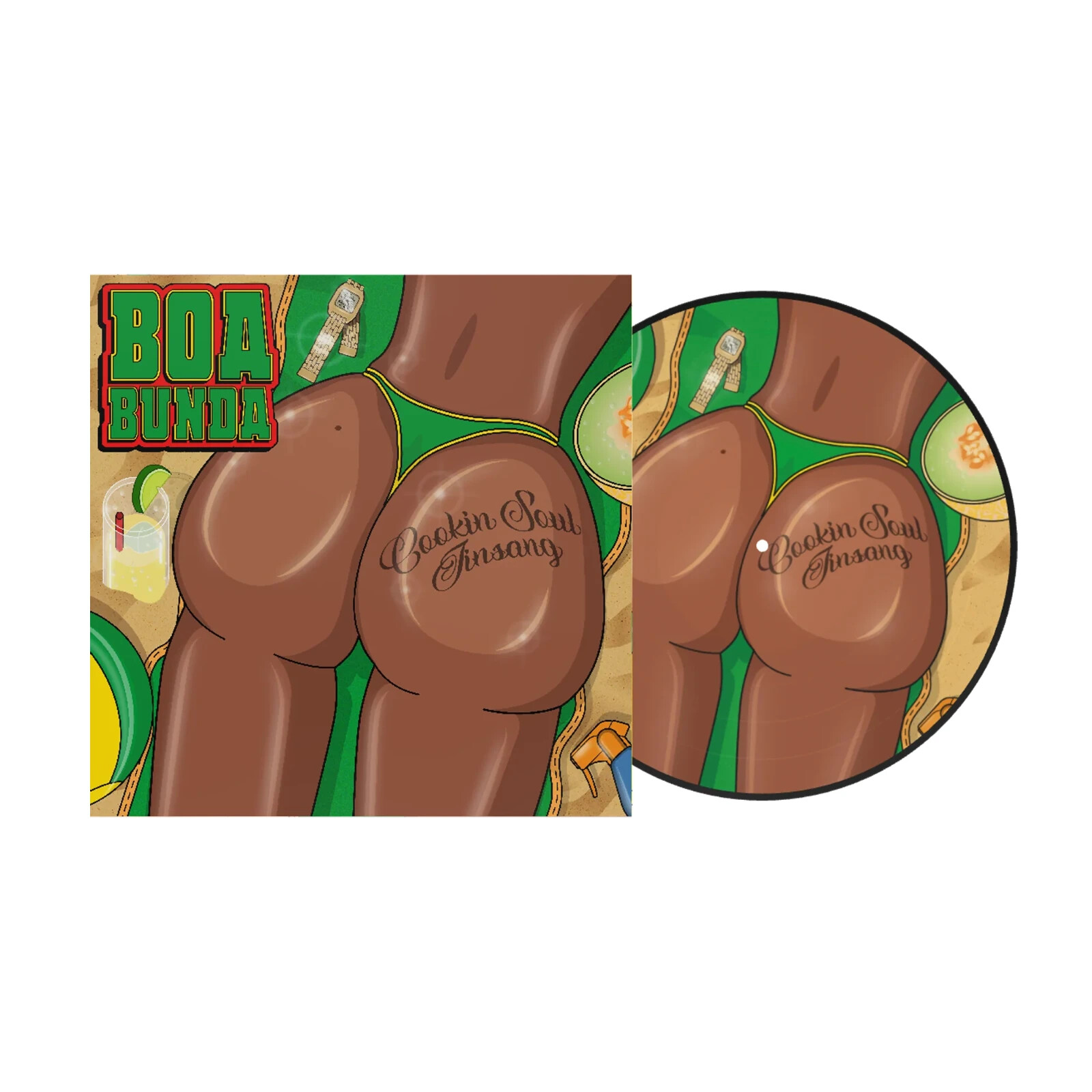 Cookin Soul & jinsang – Boa Bunda LP Picture Disc 1/100 Ships Same Day Free