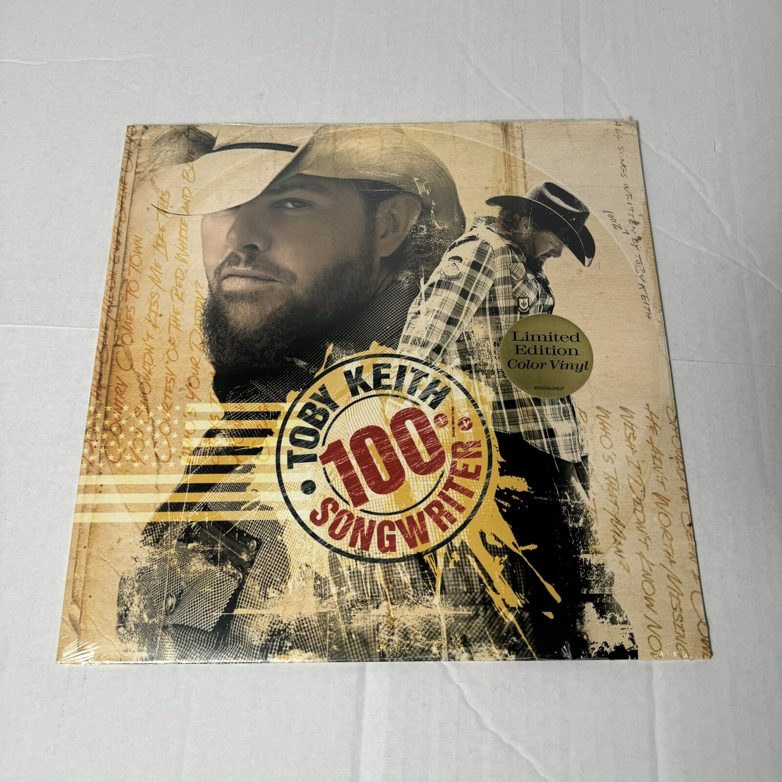 Toby Keith 100% Songwriter (Red Limited Edition) Vinyl Country New – Ships Fast