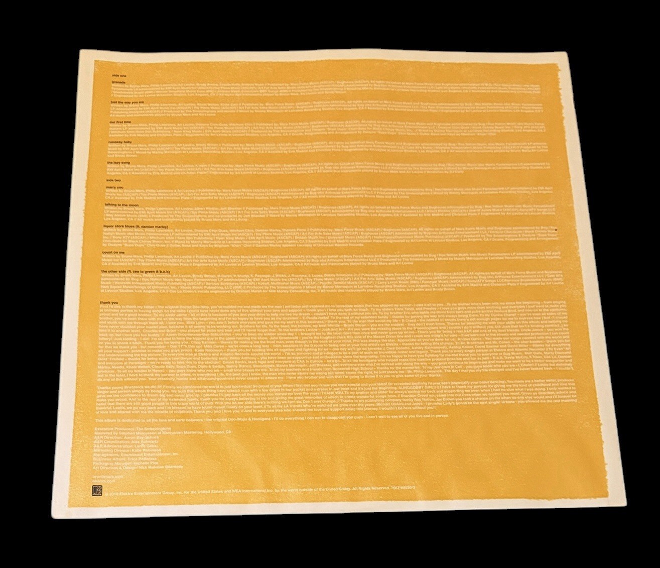 Bruno Mars – Doo-Wops and Hooligans (Vinyl) [Orange Colored]