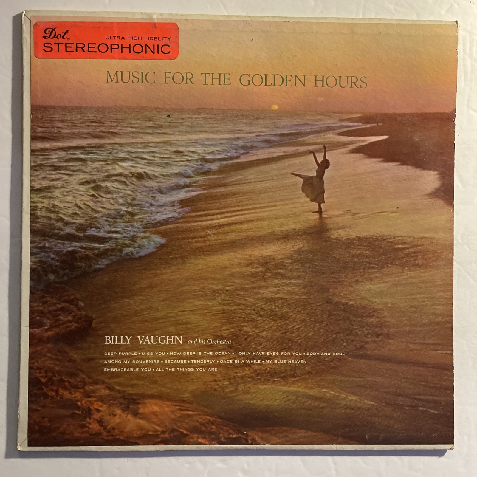 Billy Vaughn – Music For The Golden Hours Vinyl, LP 1959 Dot Records