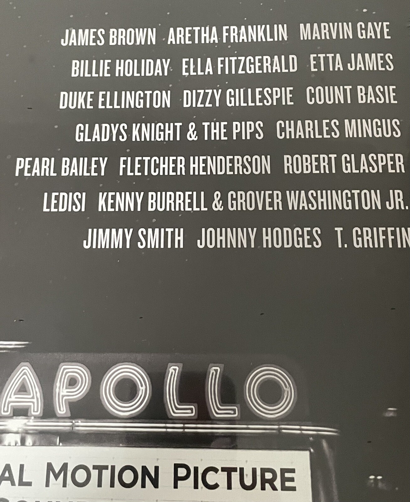 – The Apollo Original Motion Picture Soundtrack – 2X LP, Etta James & More R&B