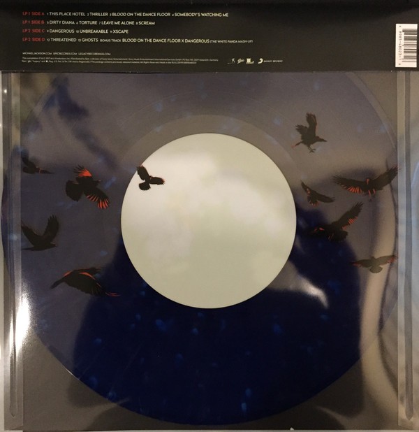 Michael Jackson – Scream (GLOW IN THE DARK + BLUE SPLATTER VINYL) – POP *SEALED/