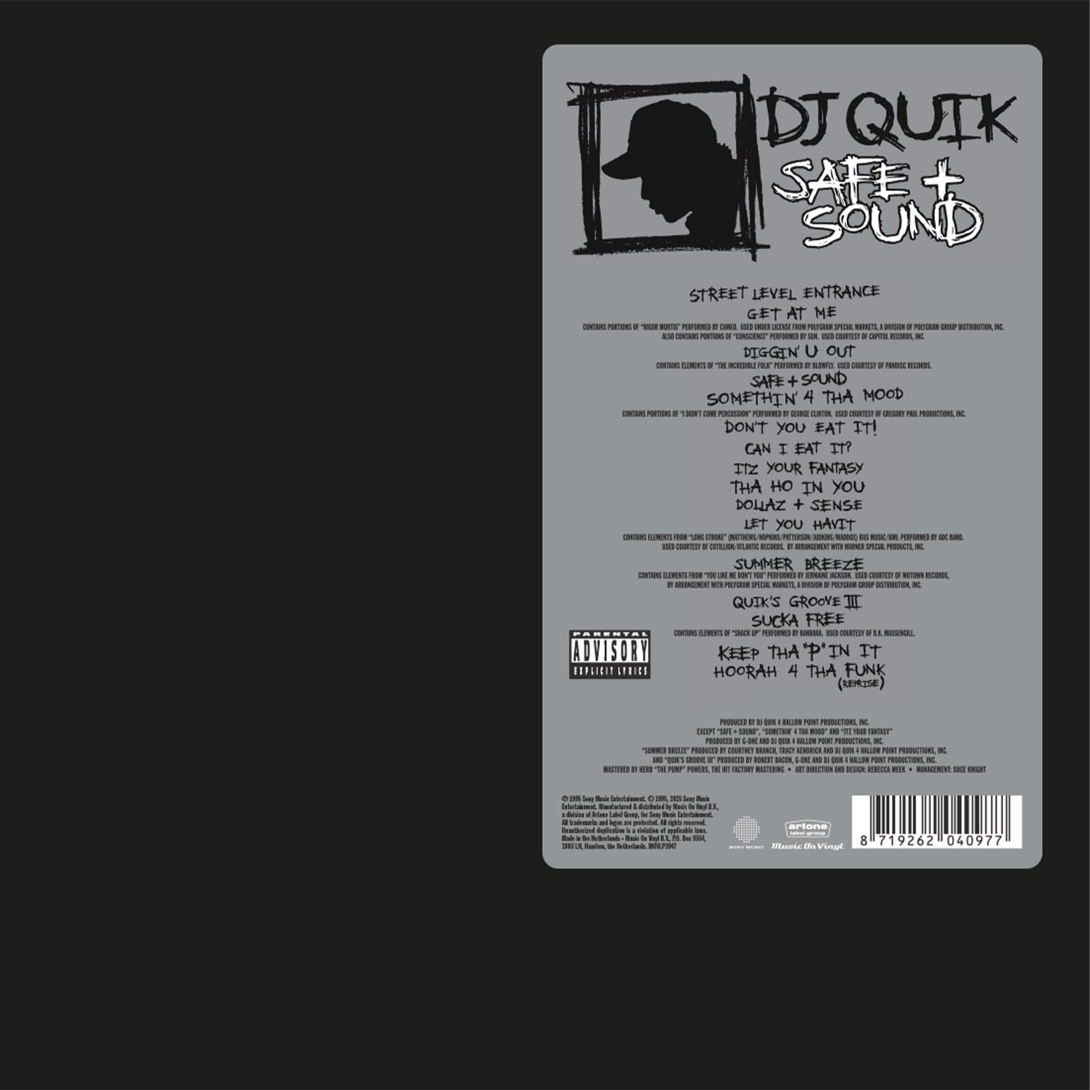 Safe + Sound[LTD] DJ Quik [LP record]