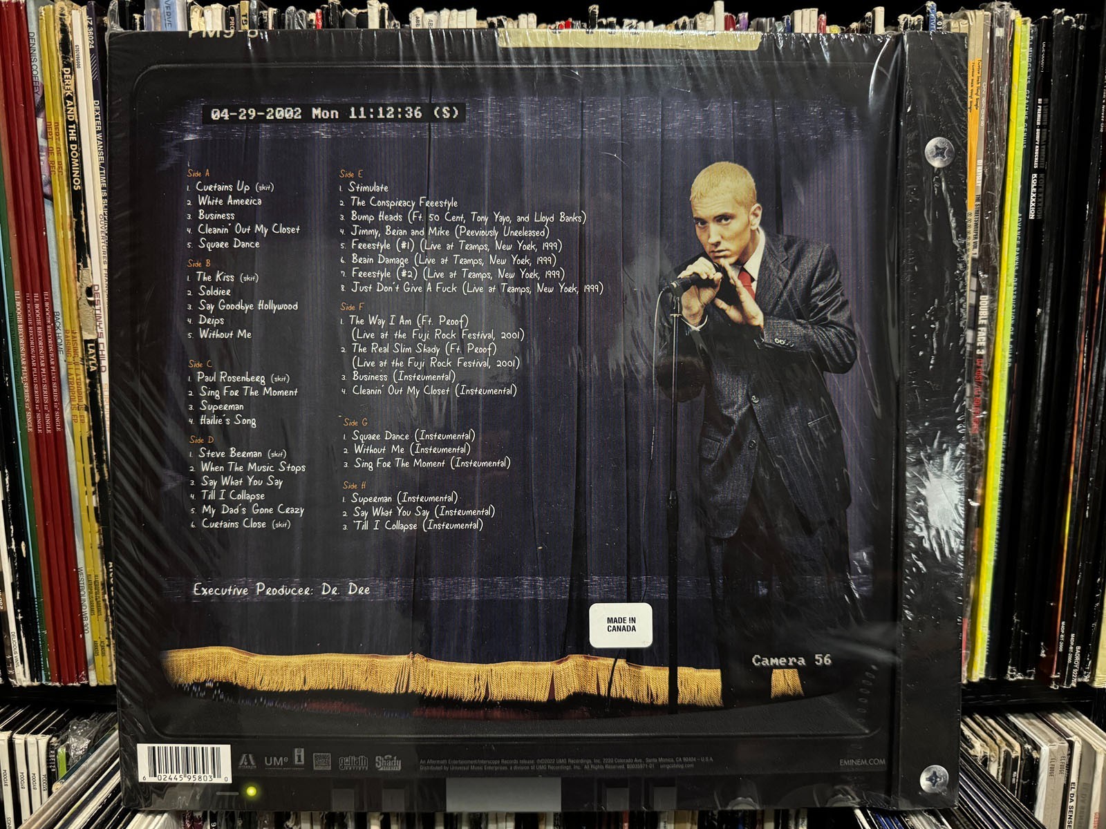 EMINEM – THE EMINEM SHOW (20th ANNIVERSARY EXPANDED VINYL 4LP) 2002 / 2022!!!