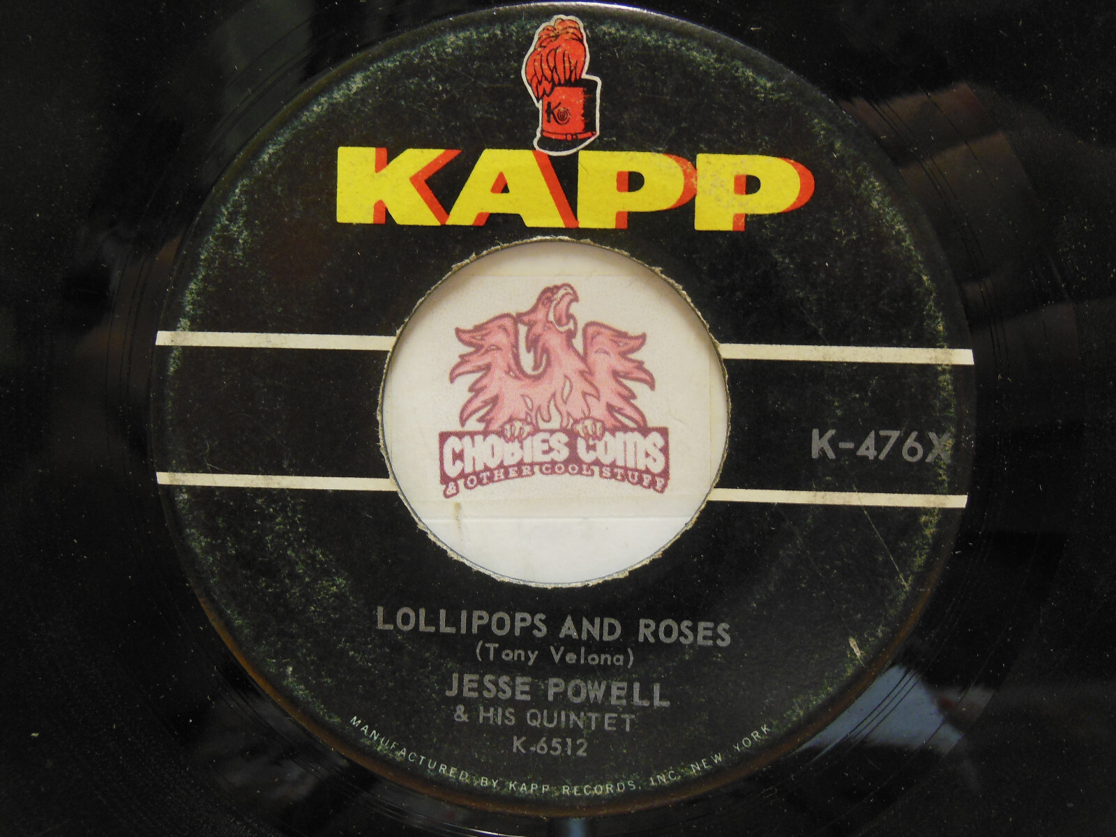 Jesse Powell – Lollipops And Roses A Taste Of Honey, 45 RPM Fair/Low (17F)