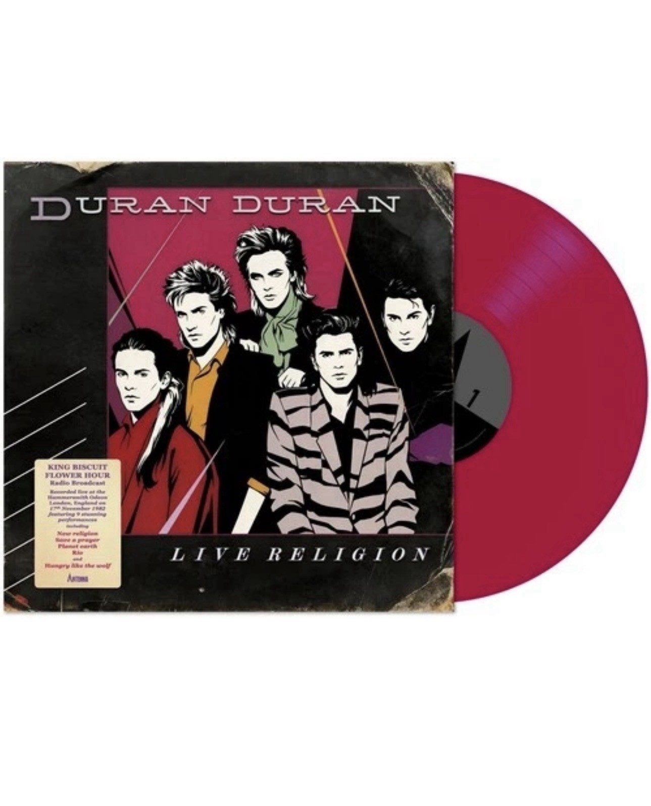 DURAN DURAN Live Religion LP Magenta Vinyl Ltd. Edition NEW Sealed IN STOCK