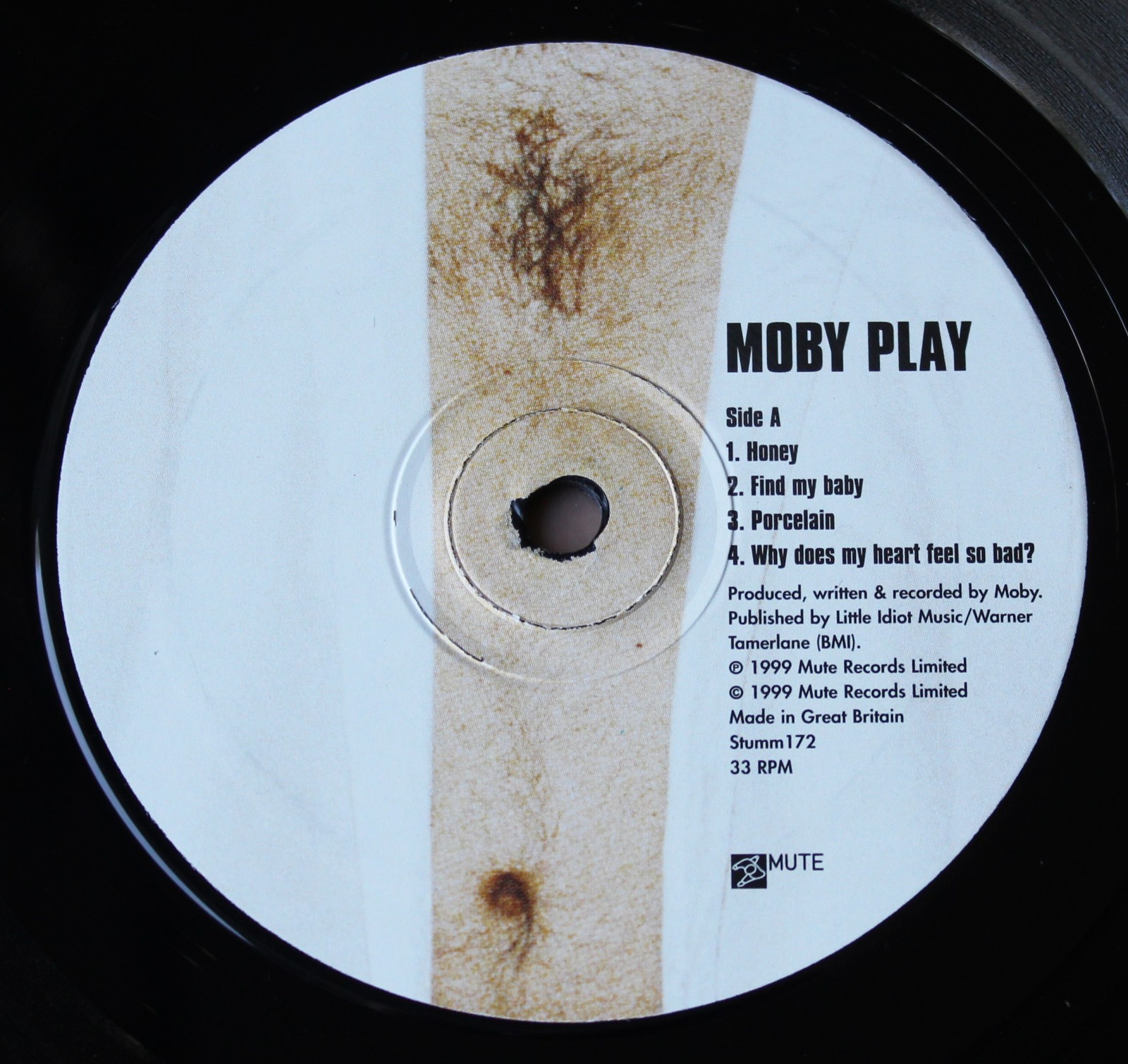 MOBY PLAY 1ST UK PRESSING VINYL LP 1999 MUTE STUMM172 EX