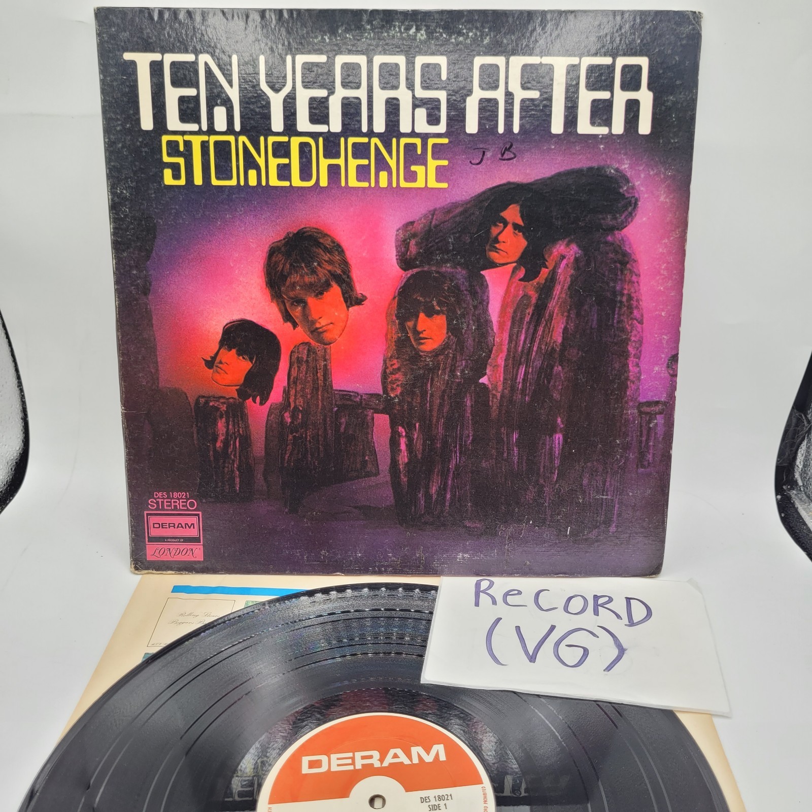 Ten Years After Vinyl LP Stonedhenge 1969 Record Album Deram VG