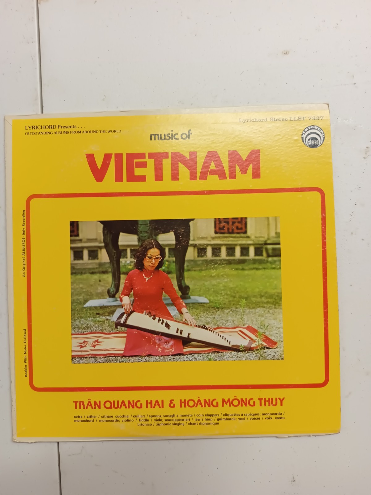 Music Of Vietnam Tran Quang Hai & Hoang Mong Thuy Vinyl LP