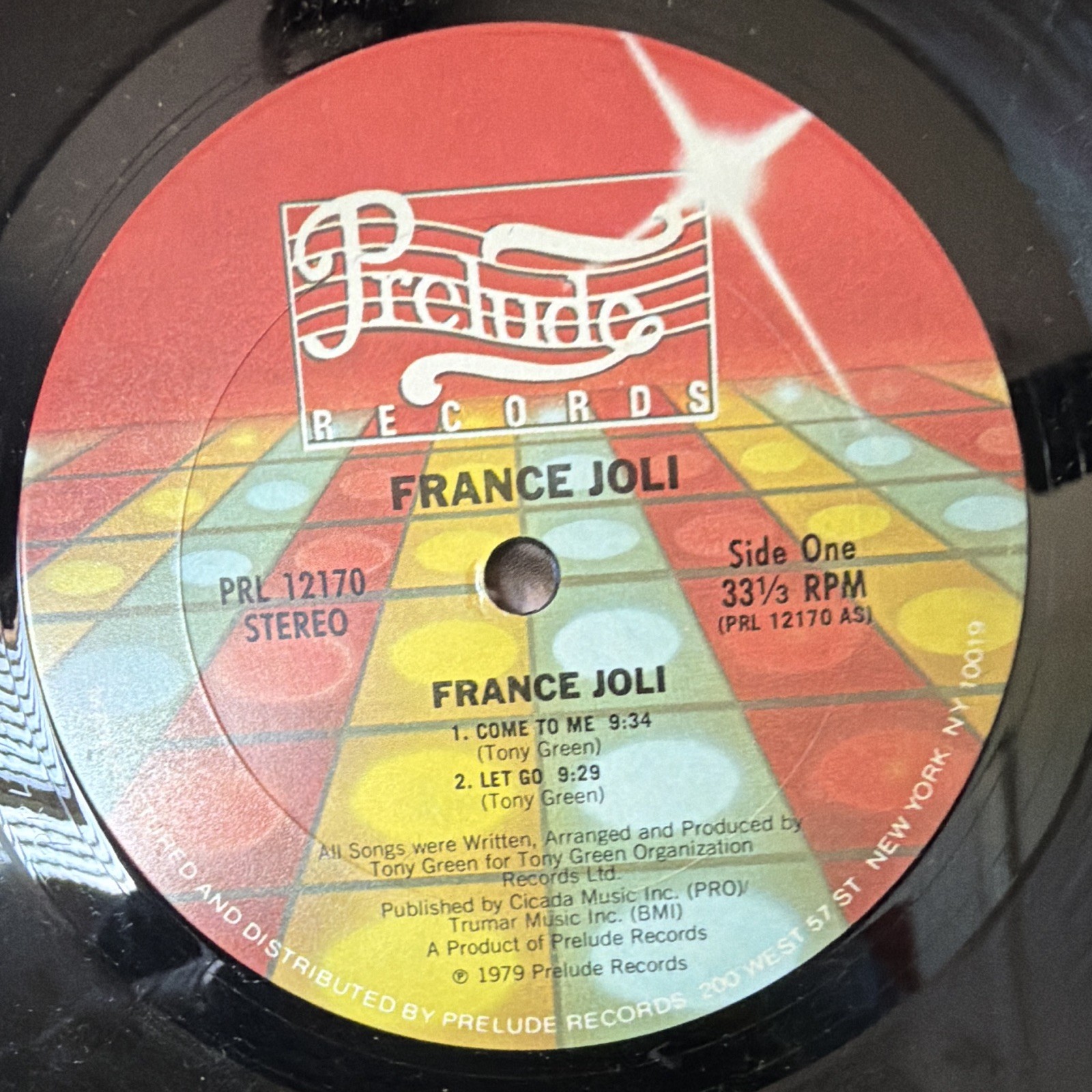 France Joli “France Joli” LP Vinyl 33 RPM Stereo (1979) Prelude PRL 12170