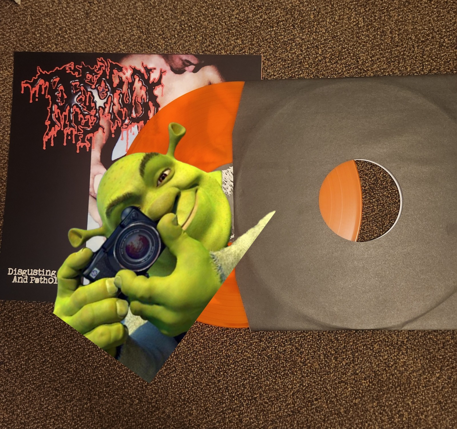 Torsofuck Lymphatic Phlegm split vinyl goregrind brutal death metal heavy rare