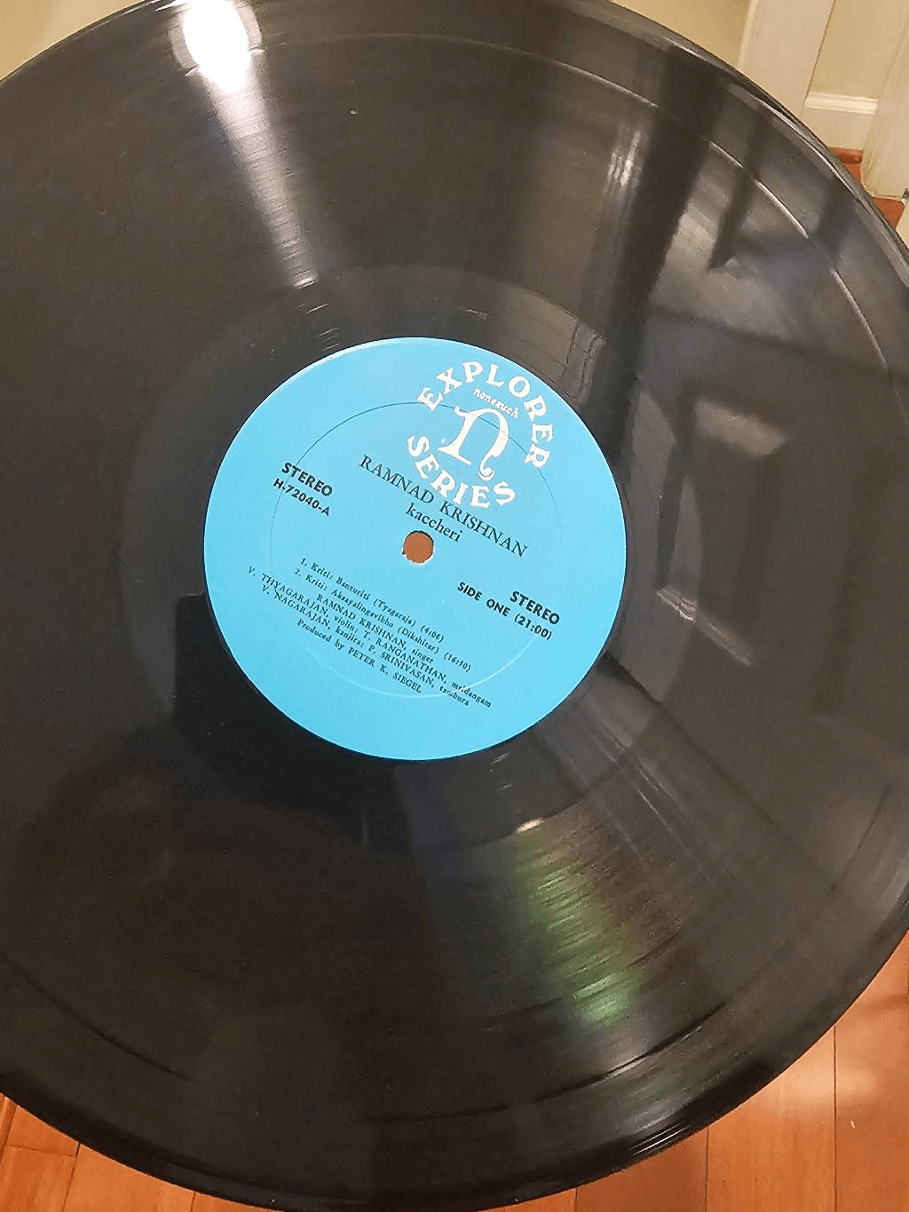 IN SHRINK Ramnad Krishnan Kaccheri LP NM/EX Indian Classical