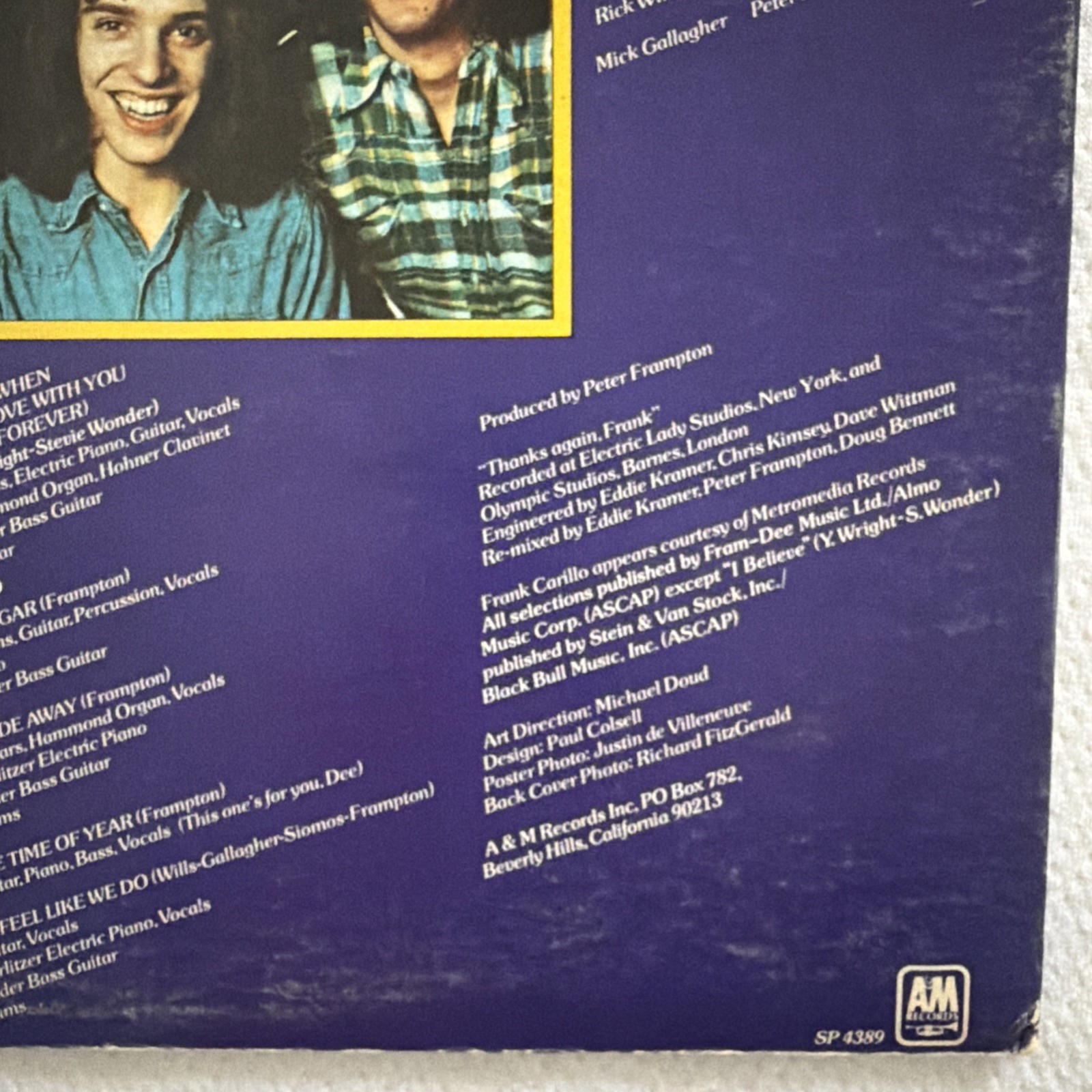 Frampton’s Camel: Frampton’s Camel LP (A&M SP-4389) Pitman 1973 Peter Frampton