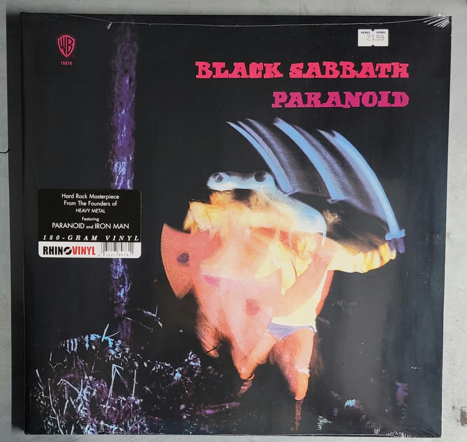 Black Sabbath Paranoid Vinyl LP 2006 Rhino 180g Kevin Gray Master Hype SEALED M