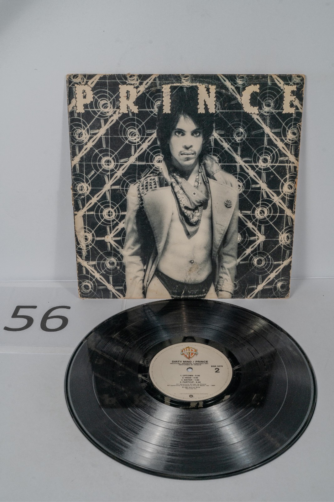 Prince Dirty Mind LP Warner Bros BSK 3478 Original 1980 US First Press EDP Inner