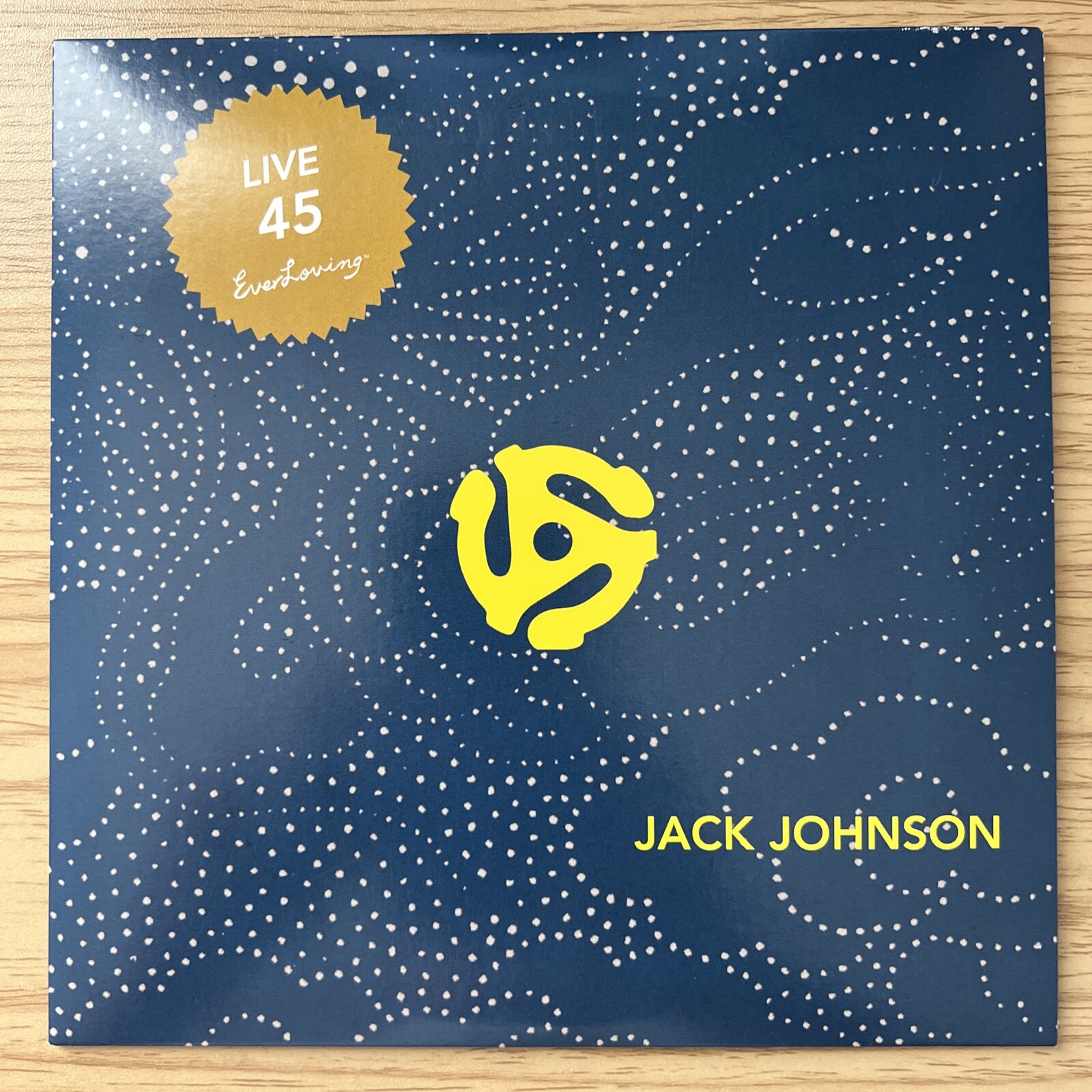 Jack Johnson Live 45 Flake And Inaudible Melodies 7” Vinyl