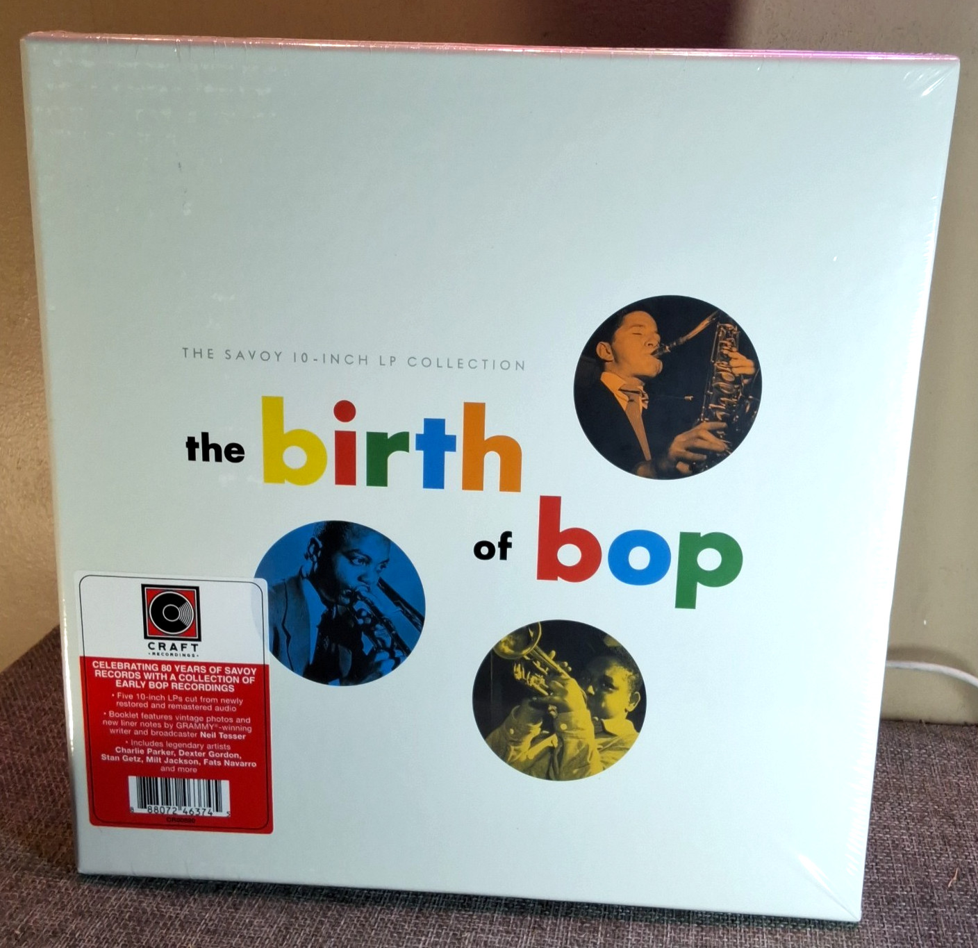 The Birth of Bop-The Savoy 10 inch Collection-5 10″ Vinyl Records Box Set
