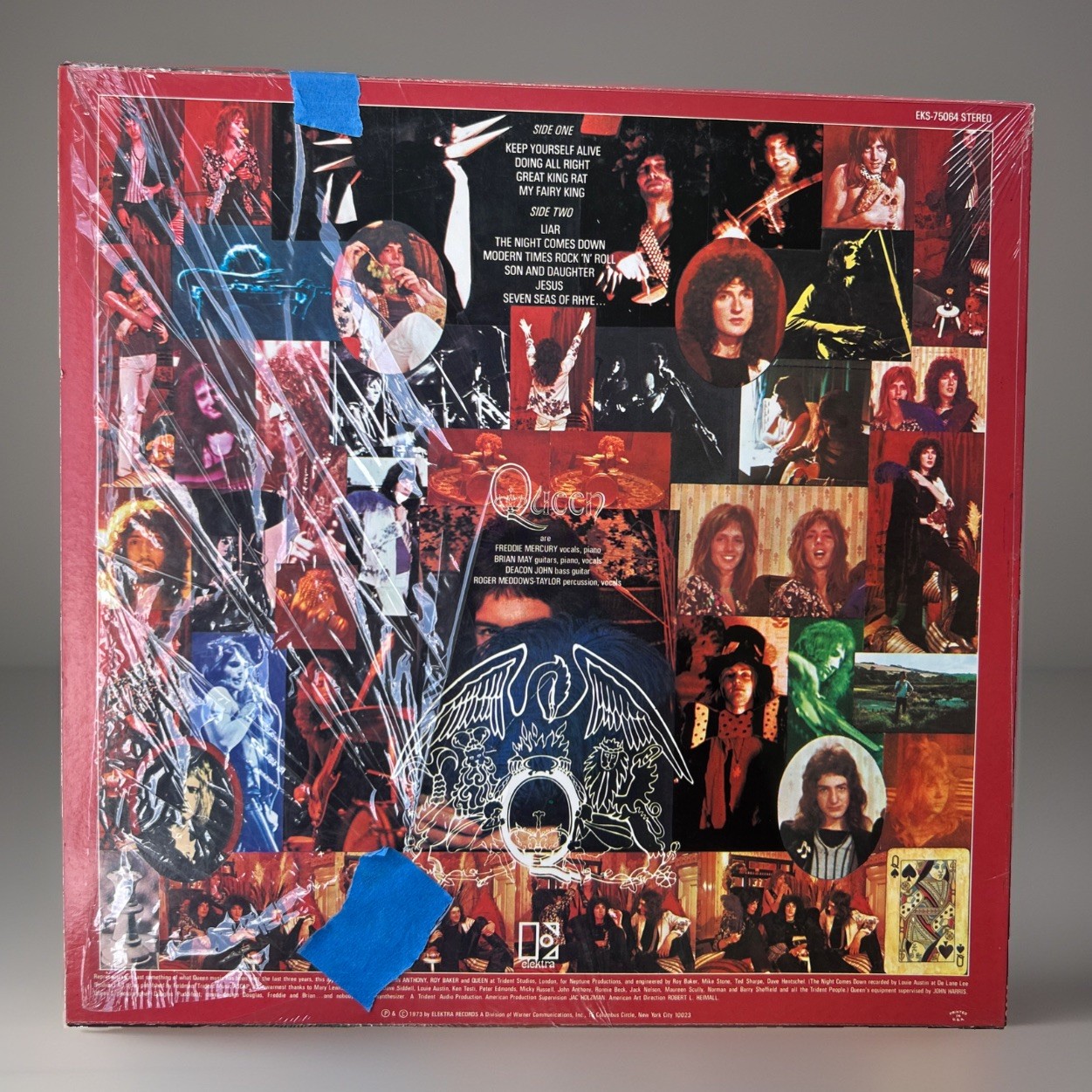 Queen Self-Titled Debut Vintage Vinyl LP. 1976 SP Repress, NM Vinyl And Sleeve