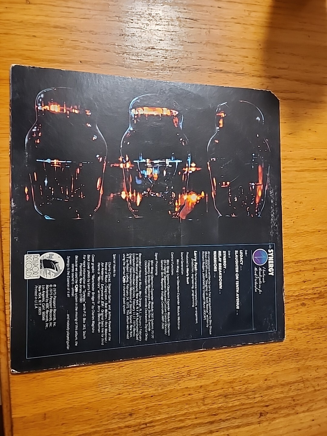 Synergy – Electronic Realizations For Rock Orchestra – Original 1975 Terre Haute