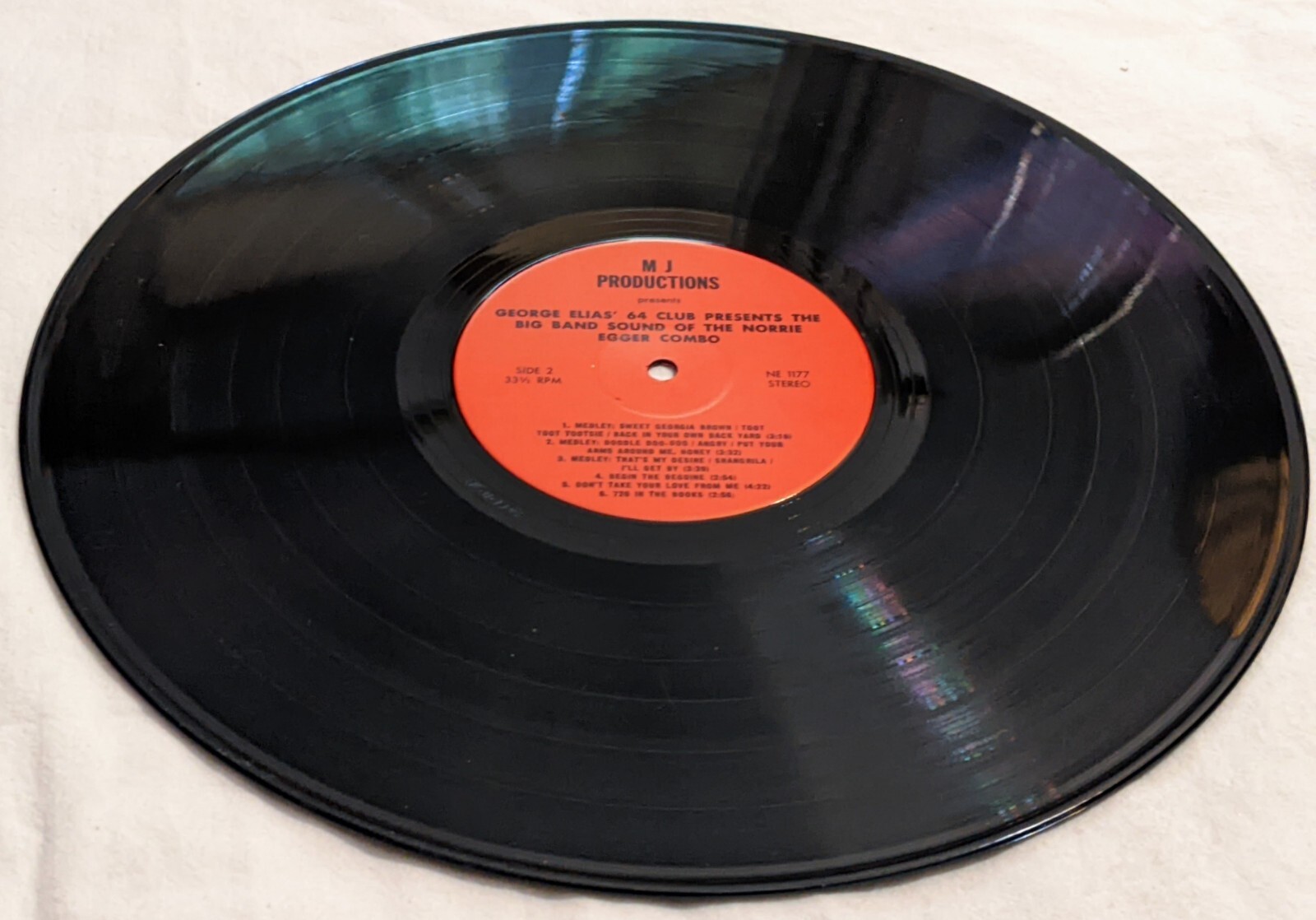 Norrie Egger Combo GEORGE ELIAS’ 64 SUPPER CLUB PRESENTS Czech NE 1177 lp SHRINK