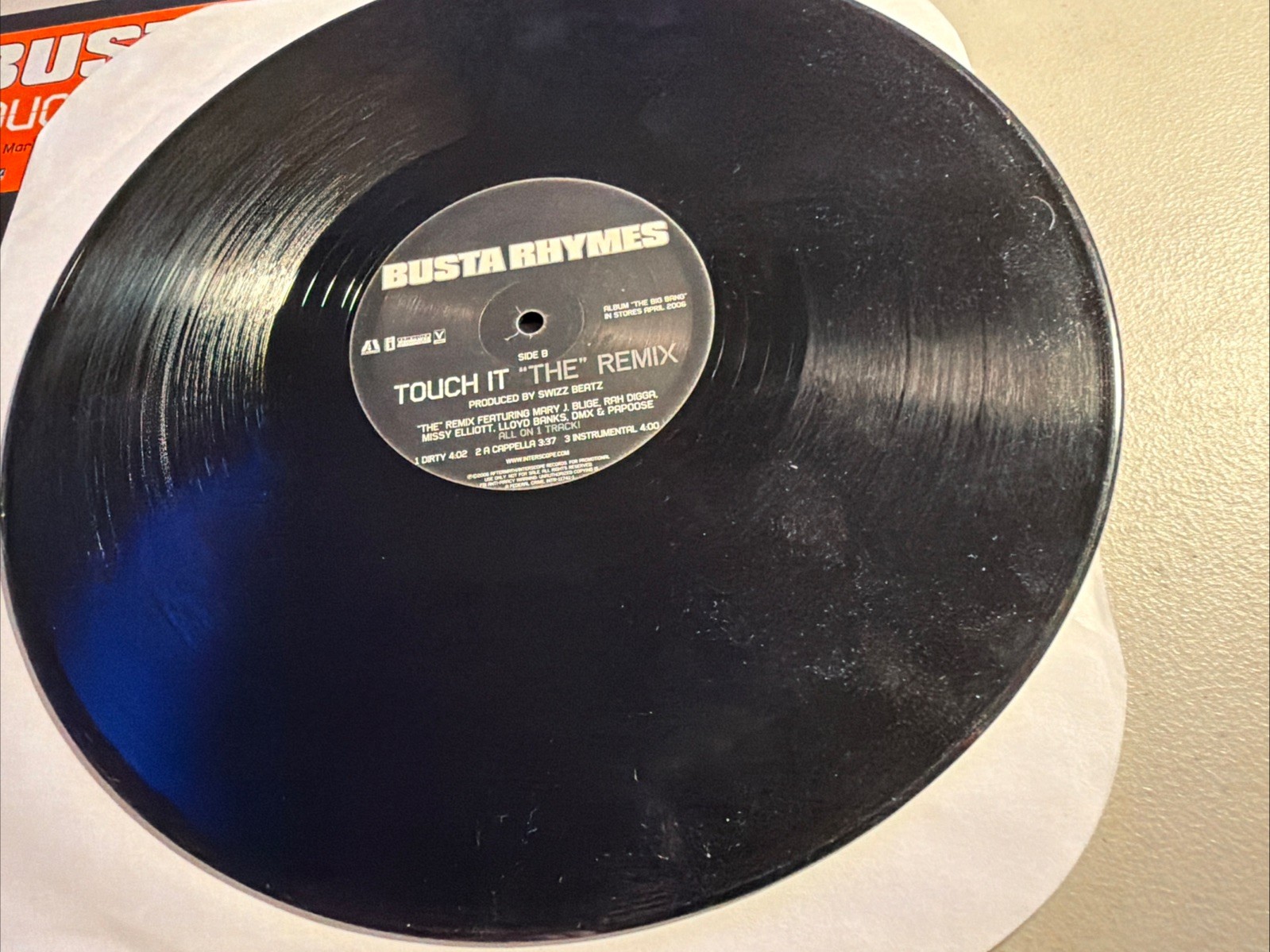 Busta Rhymes – Touch It (The Remix) – Vinyl, 12″, Promo- US 2006