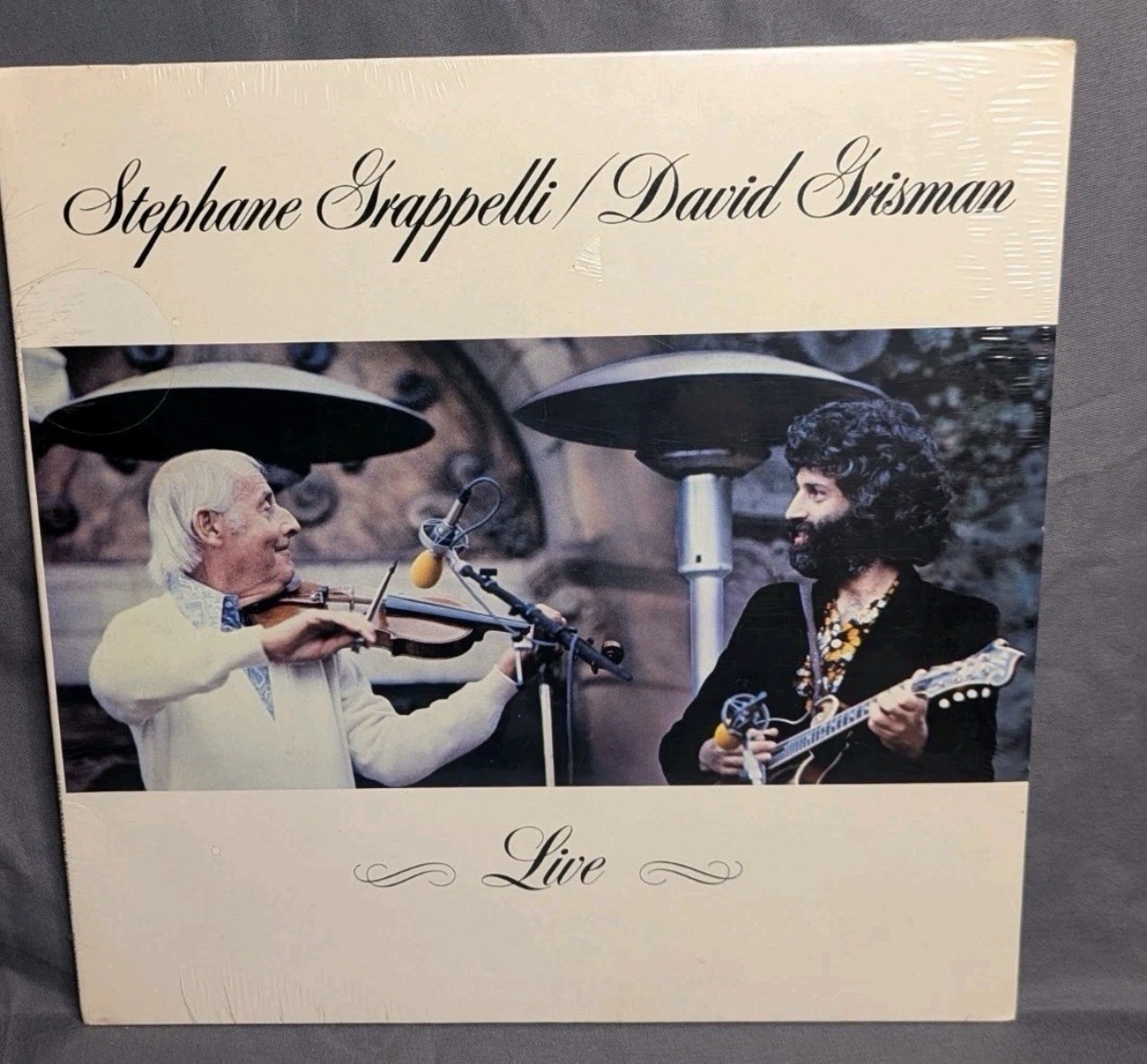 Stephane Grappelli David Grisman Live Warner Bros 3550 1981 Sealed Vinyl