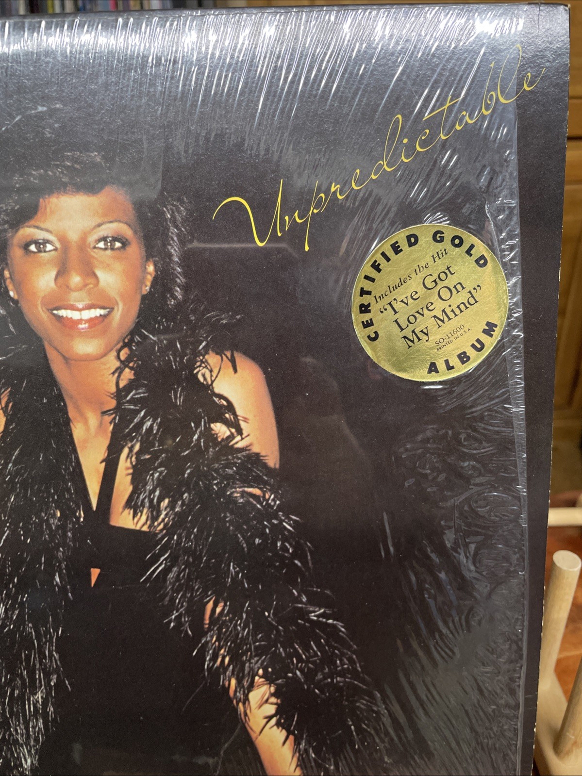 NATALIE COLE UNPREDICTABLE Ultrasonic clean LP VINYL RECORD in Shrink w Hype EX