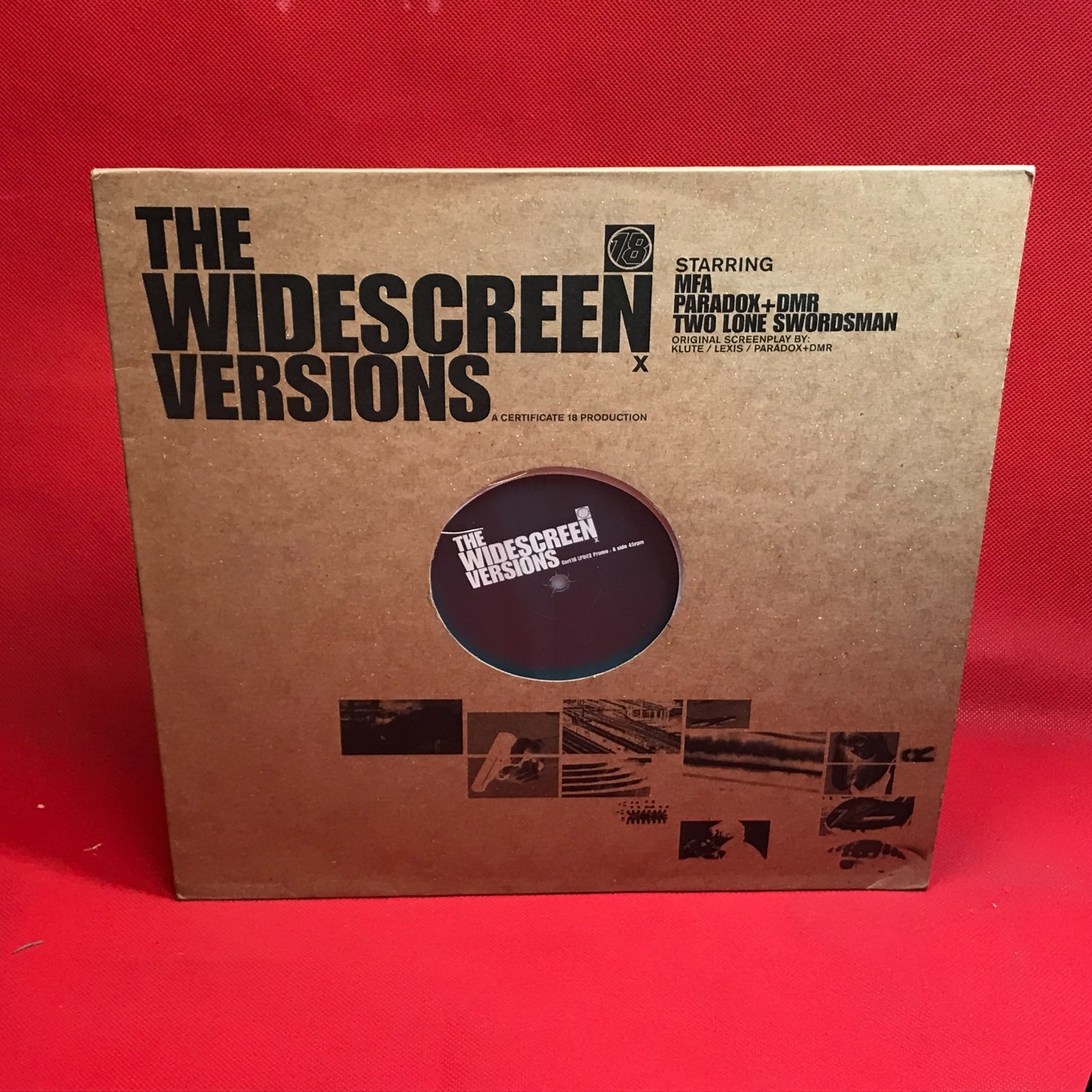 VARIOUS The Widescreen Versions 1998 3-track 12″ PROMO vinyl single Klute Lexis