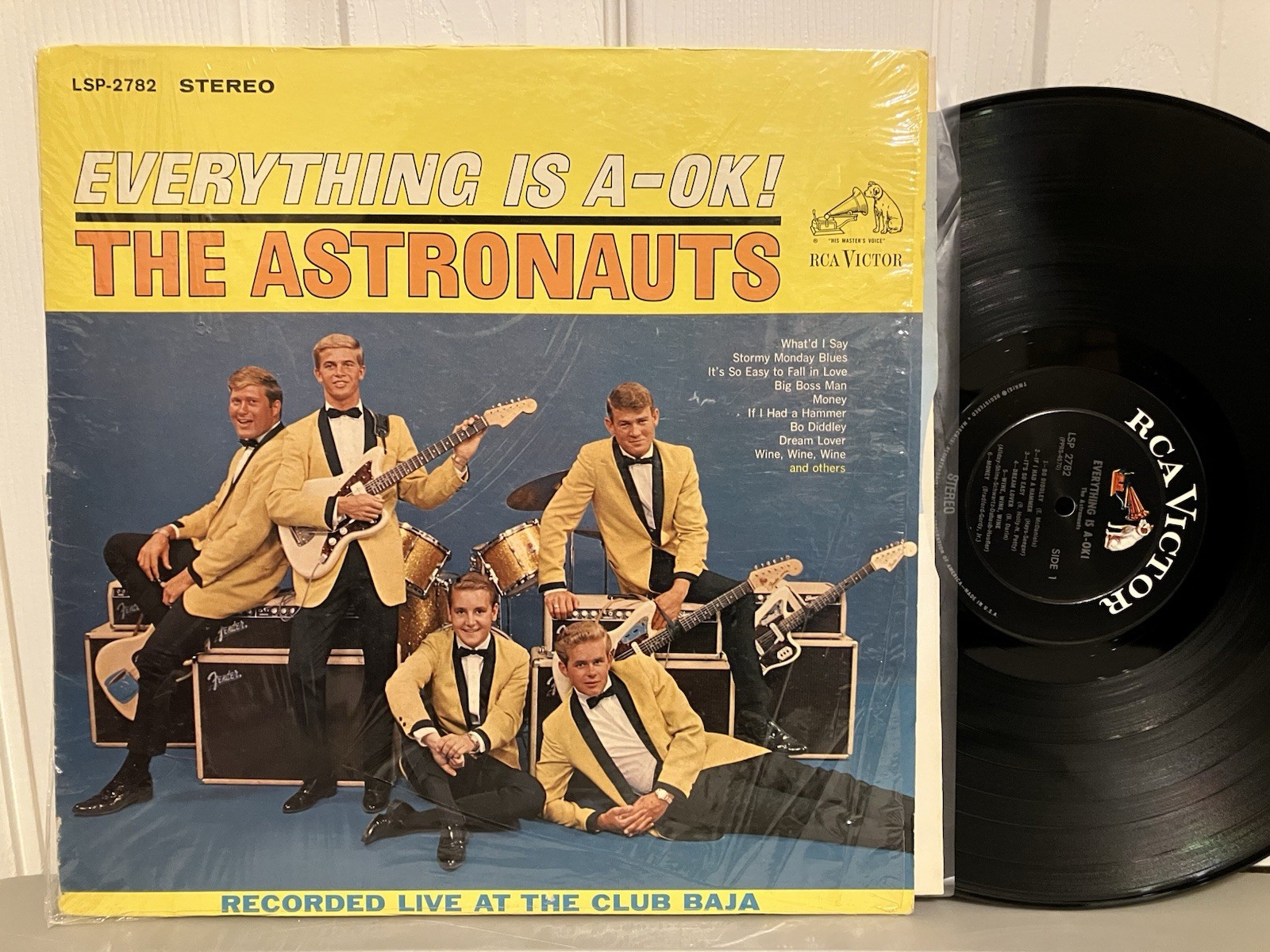 THE ASTRONAUTS – Everything Is A OK Vinyl LP Stereo Original EX Surf Guitar