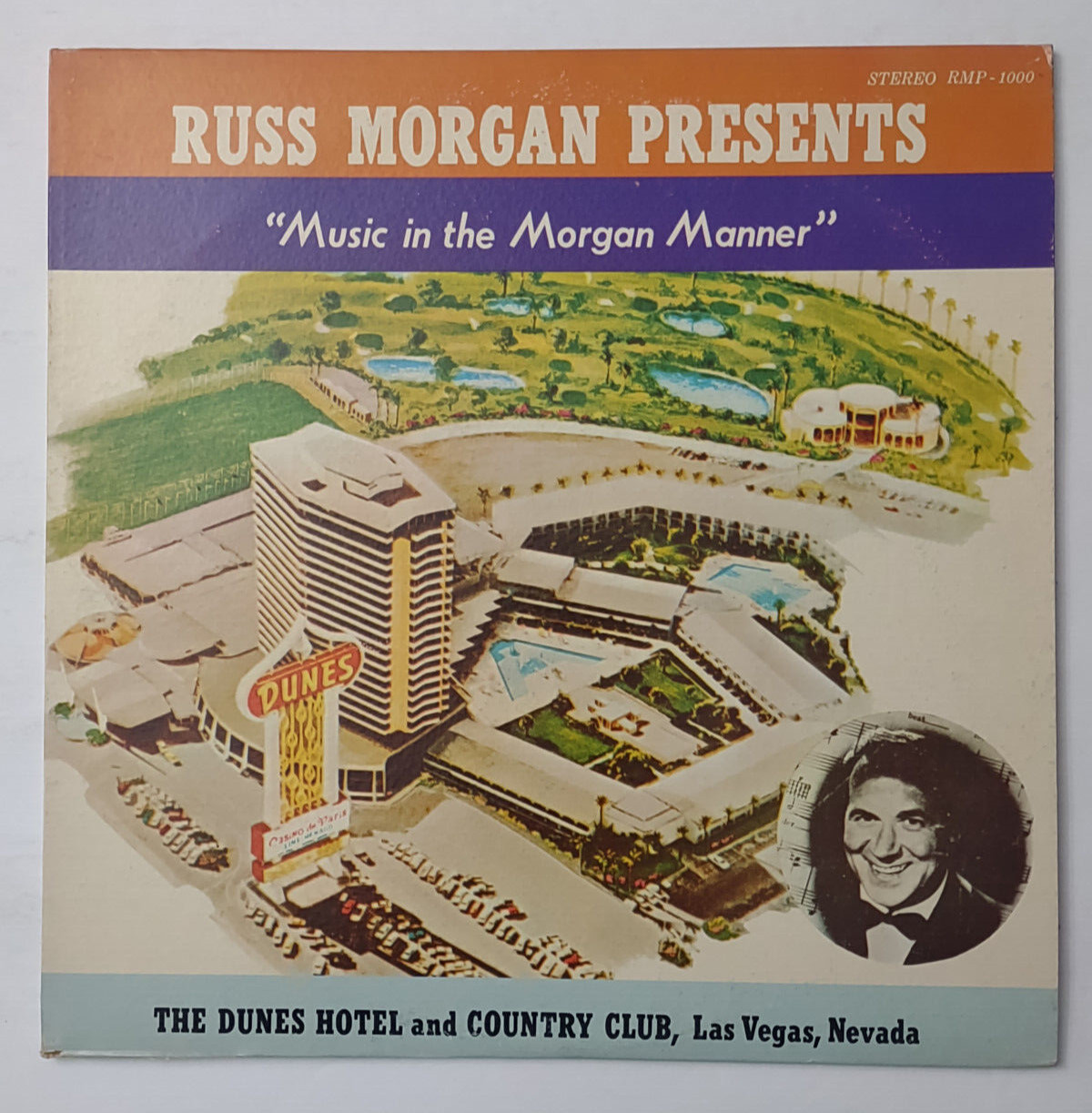 AUTOGRAPHED Russ Morgan Presents Music in the Morgan Manner vinyl record Tested