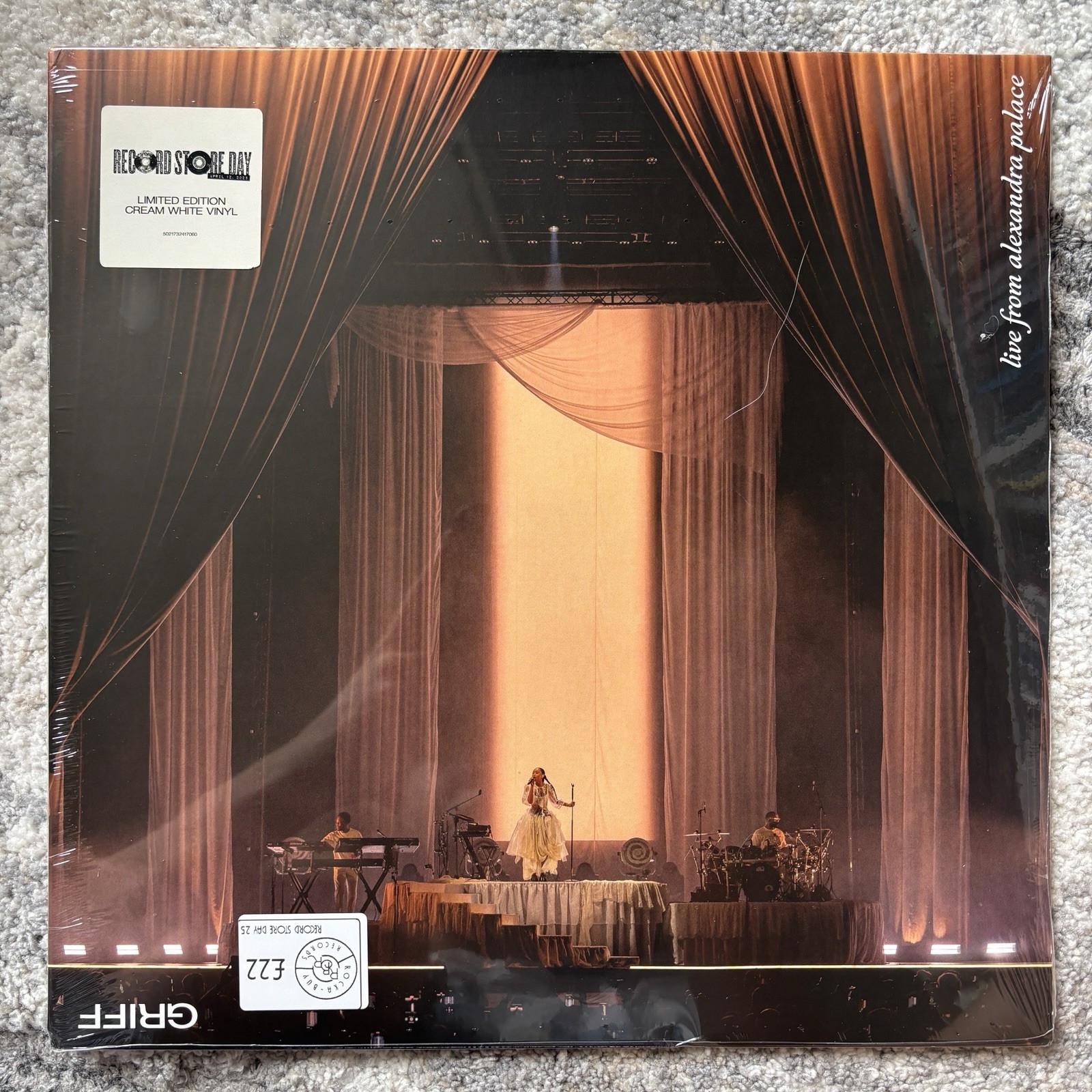 Griff Live From Alexandra Palace 12″ Cream White Vinyl RSD 2025 Record Store Day