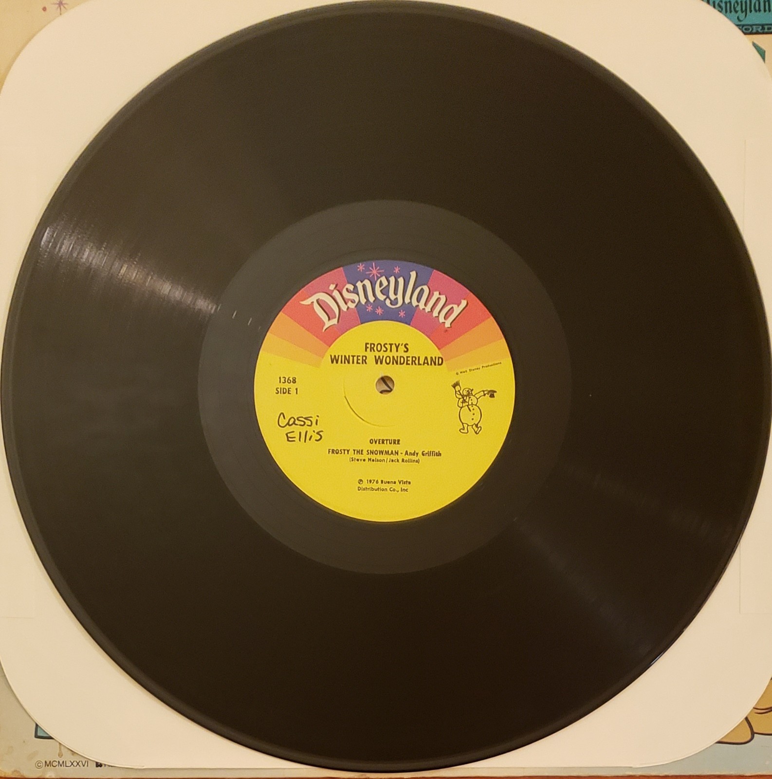 FROSTY’S WINTER WONDERLAND a Rankin/Bass Production 1976 Disney Records 1368
