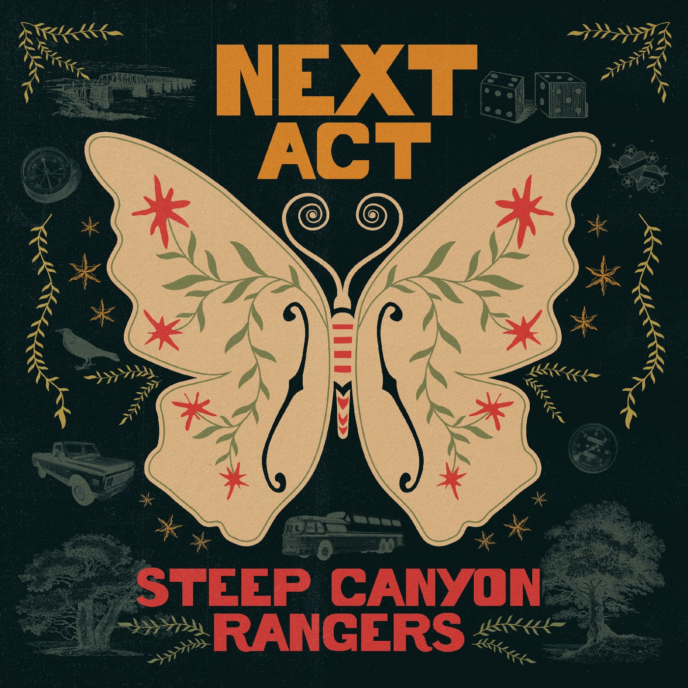 Steep Canyon Rangers – Next Act (Maroon Vinyl) – COUNTRY *NEW/COLOR*