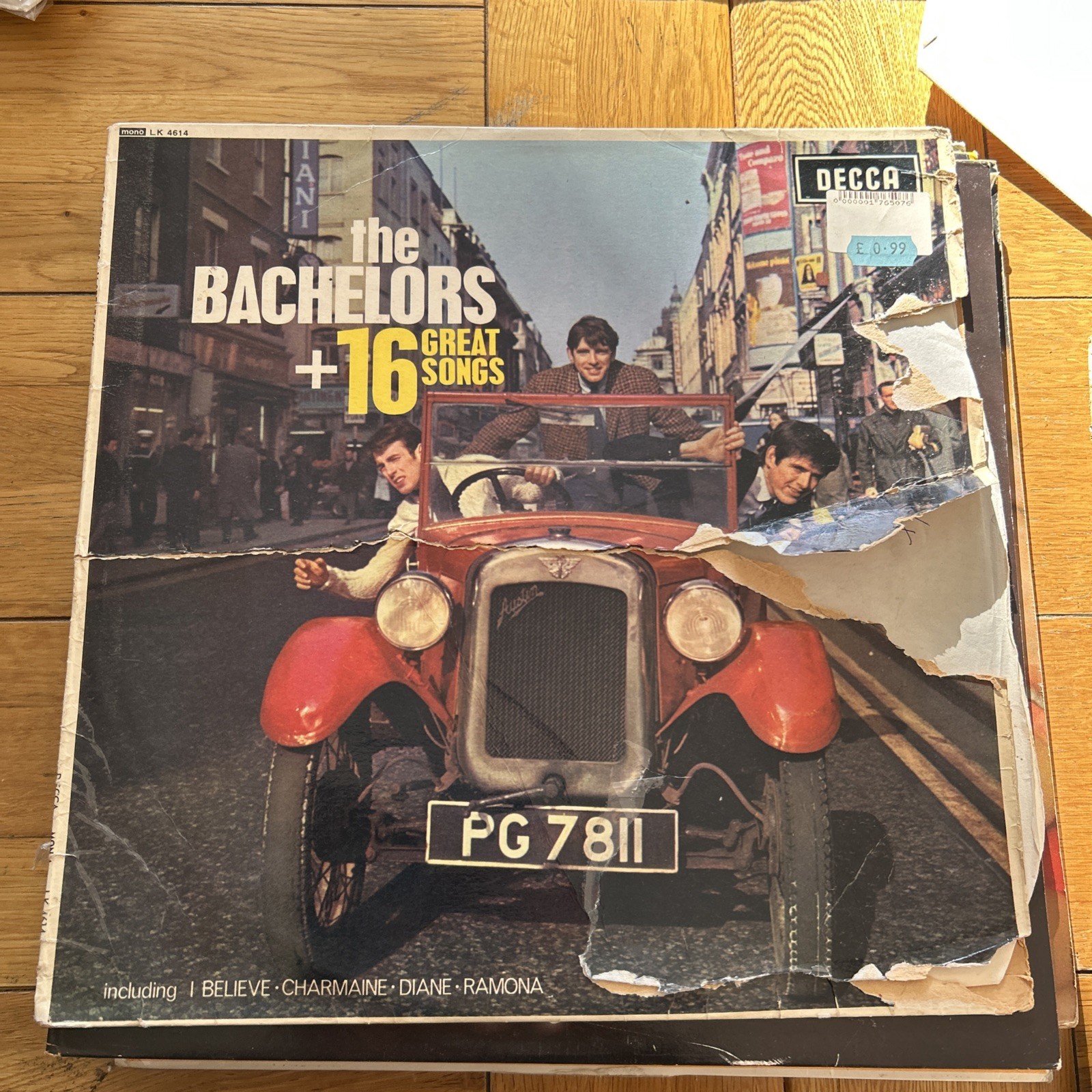 THE BATCHELORS LP 16 GREAT SONGS 1964 LK4614 MONO