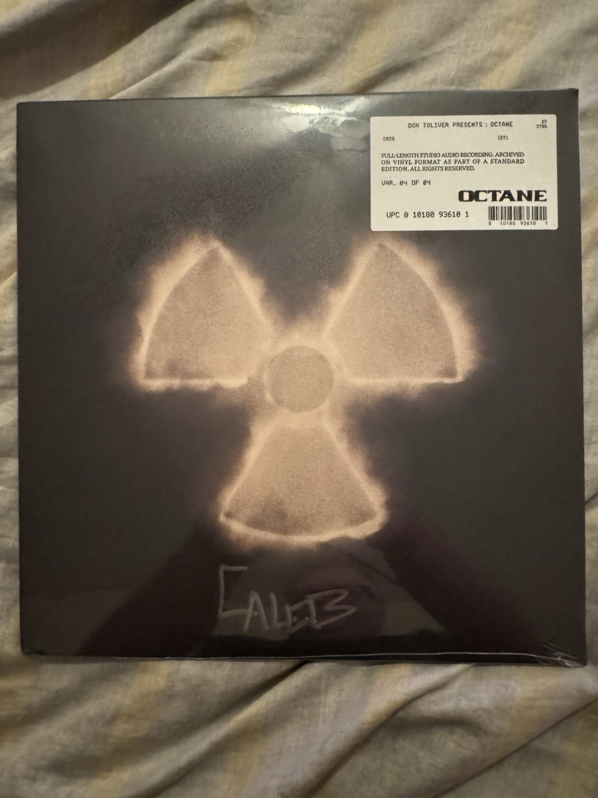 Don Toliver Octane Signed Vinyl 2LP Nuclear Edition SEALED NEW See Pics