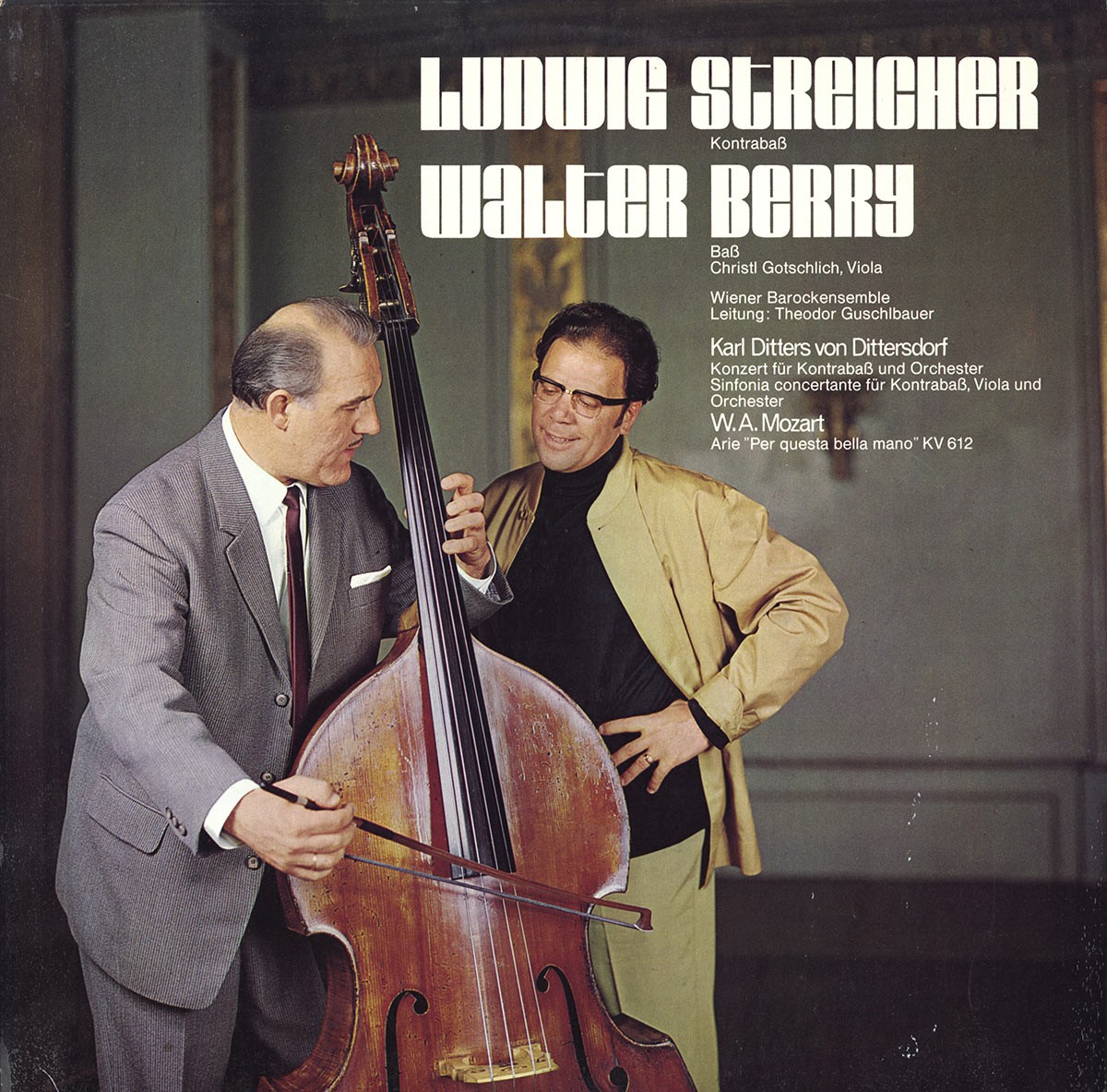 Amadeo AVRS-5064 LUDWIG STREICHER Double-Bass DITTERSDORF MOZART Berry Bass NM-