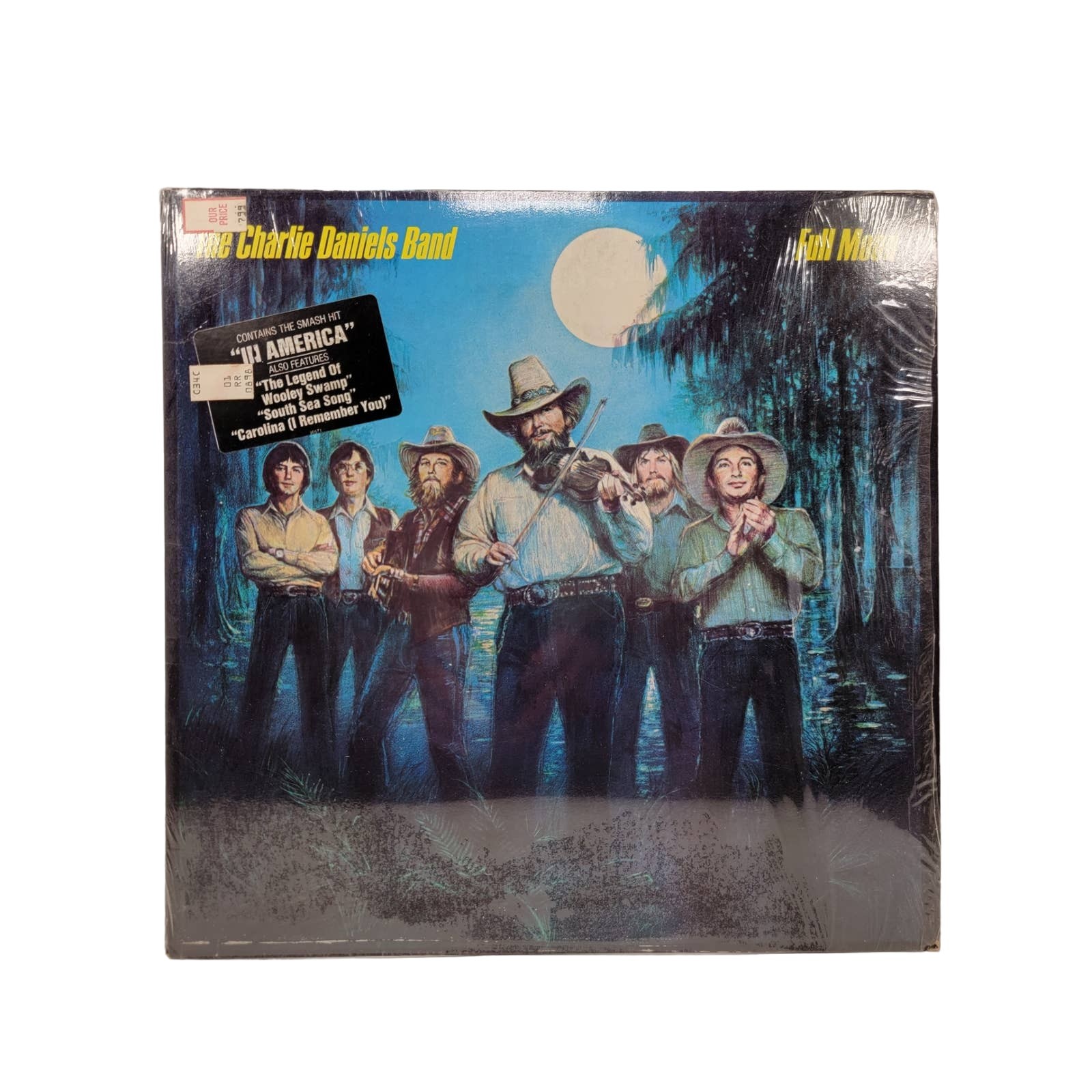 The Charlie Daniels Band – Full Moon Vinyl 1980 Epic US First Pressing