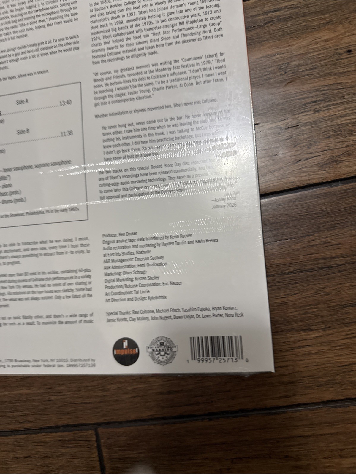 JOHN COLTRANE – THE TIBERI TAPES – A Preview Of The Mythic Recordings RSD 2026