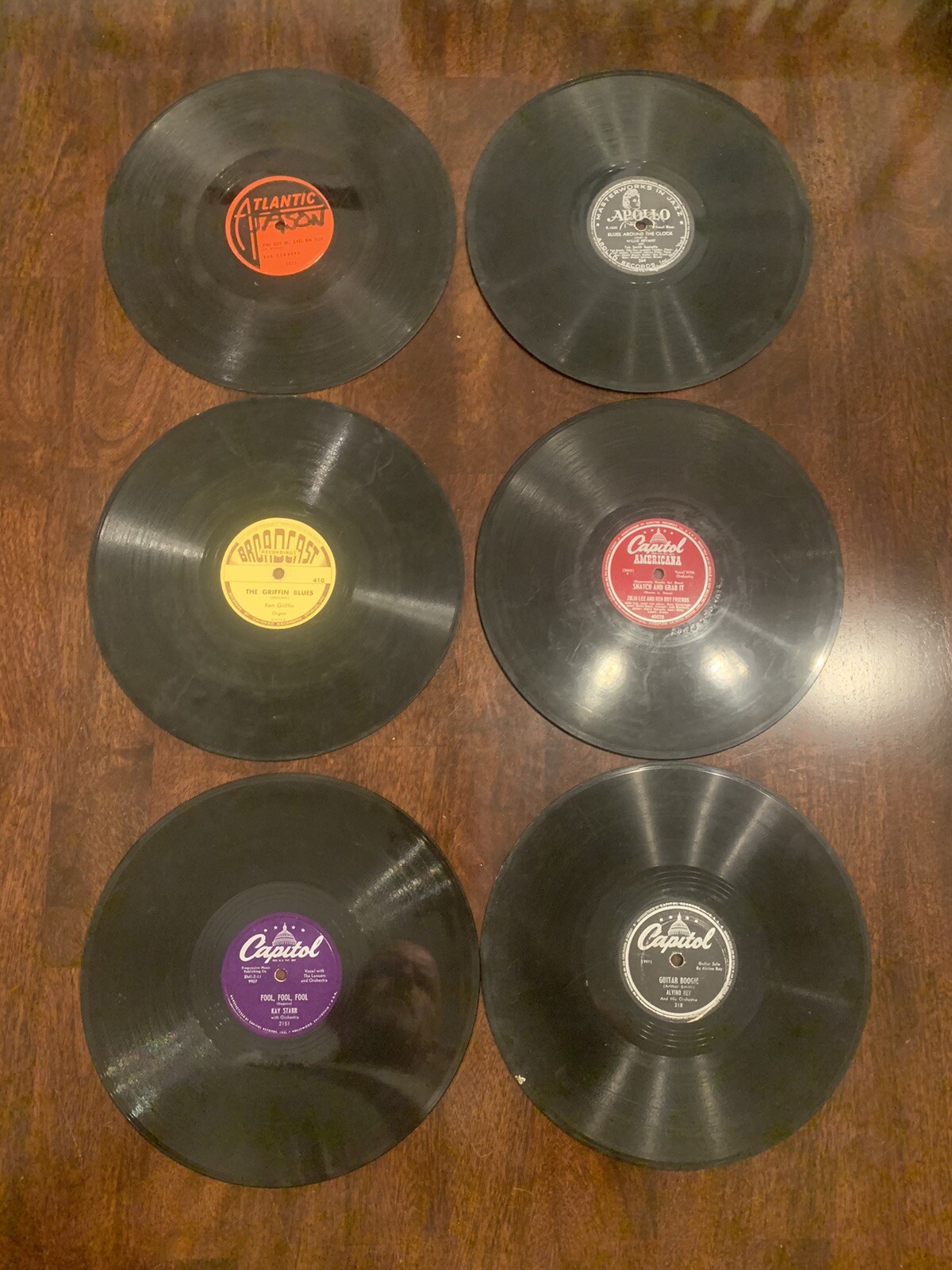 Vintage Lot Of 78 RPM Records- Assorted Labels, Artists & Titles: 47 TOTAL