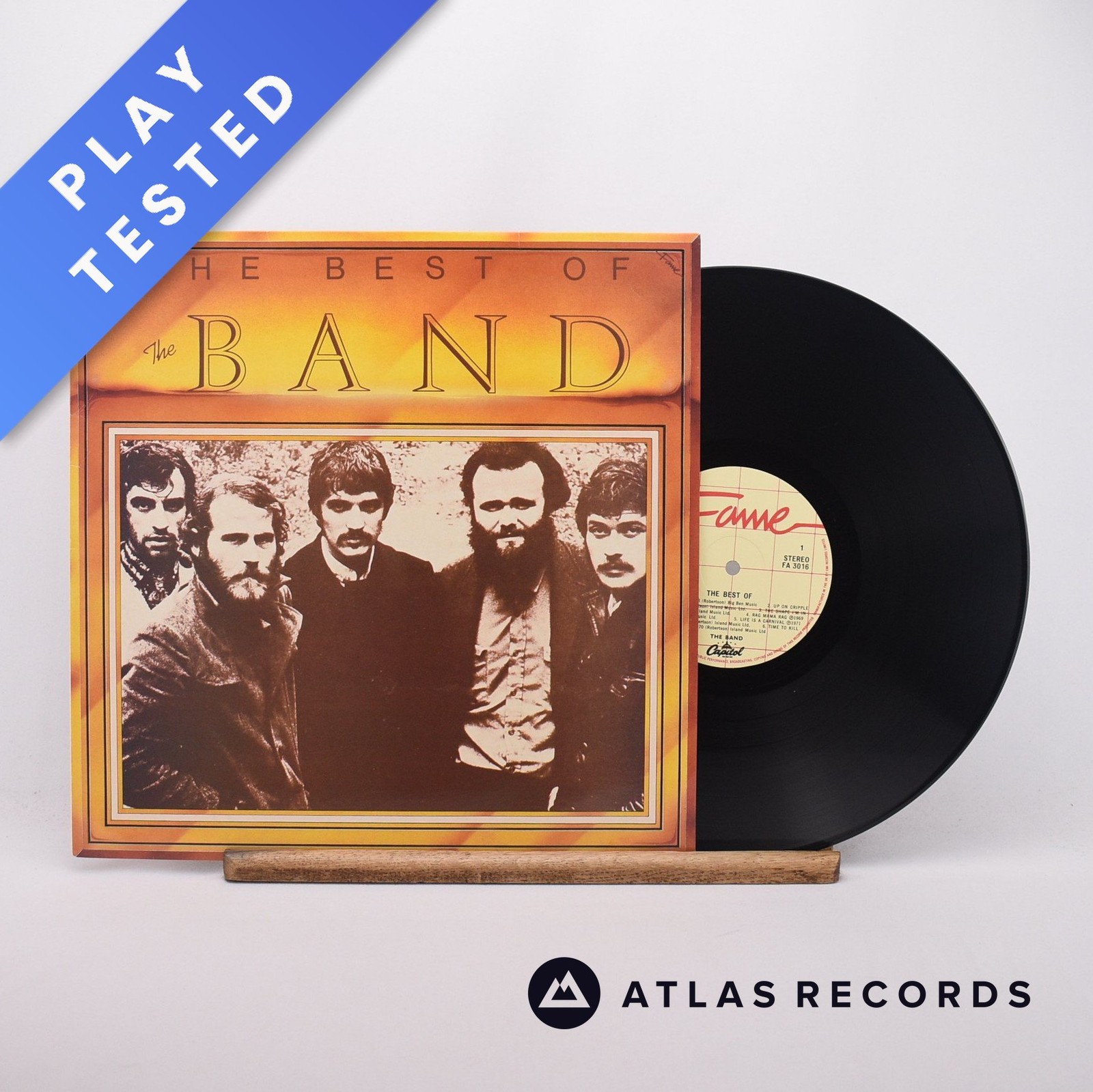 The Band The Best Of The Band Reissue LP Vinyl Record 1982 FA3016 Fame – NM/NM