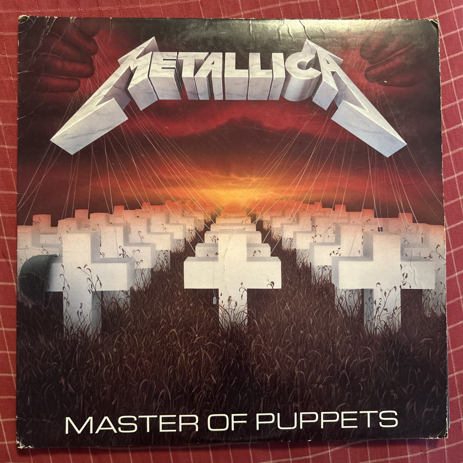 Metallica – Master Of Puppets 1986 VG Vinyl LP US 1st Press Elektra 60439-1